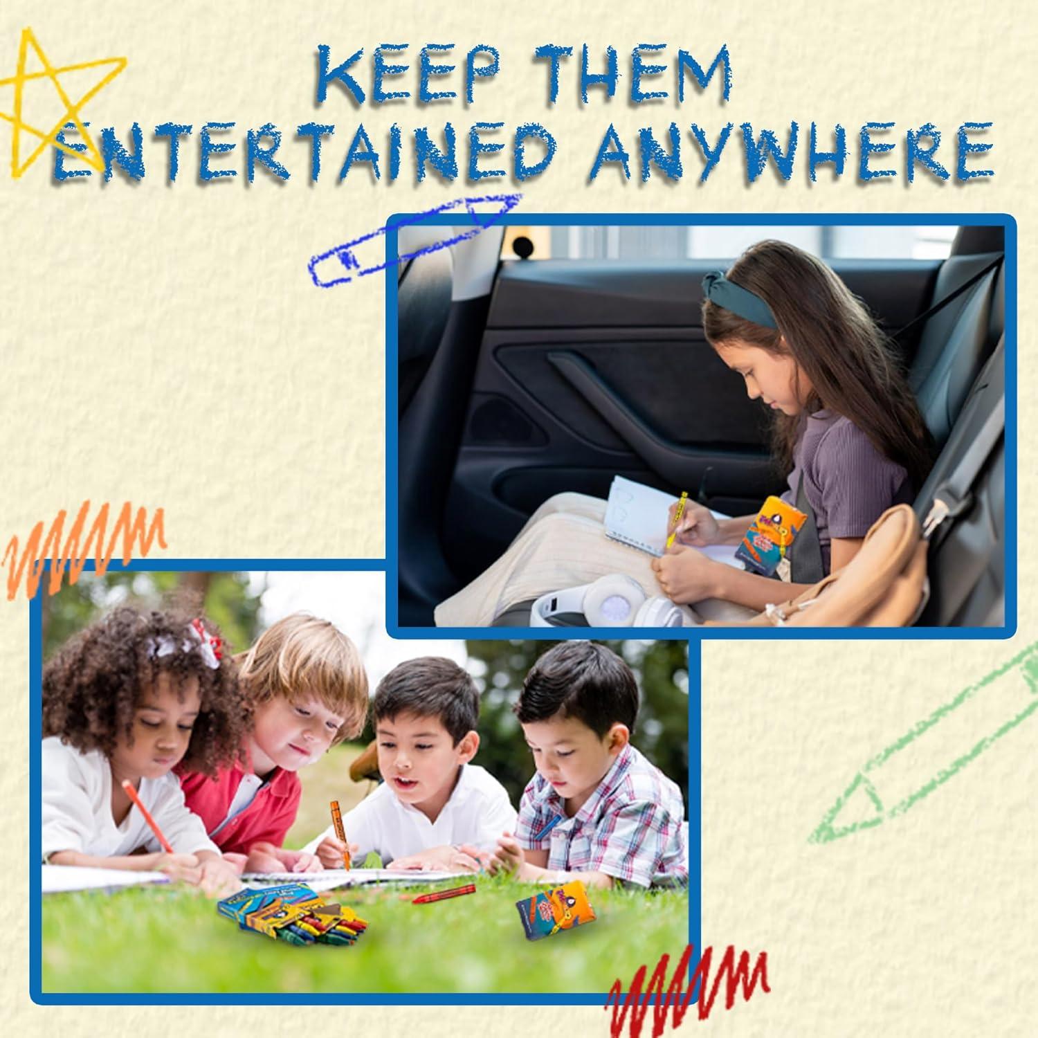 Crayones Bedwina 576 unidades - 144 paquetes de 4 colores