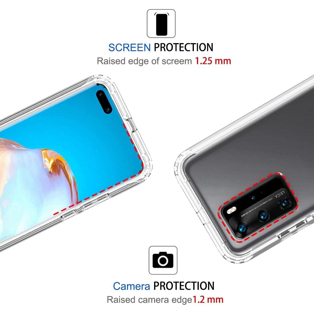 Funda Transparente Huawei P40 Pro con Protector de Pantalla
