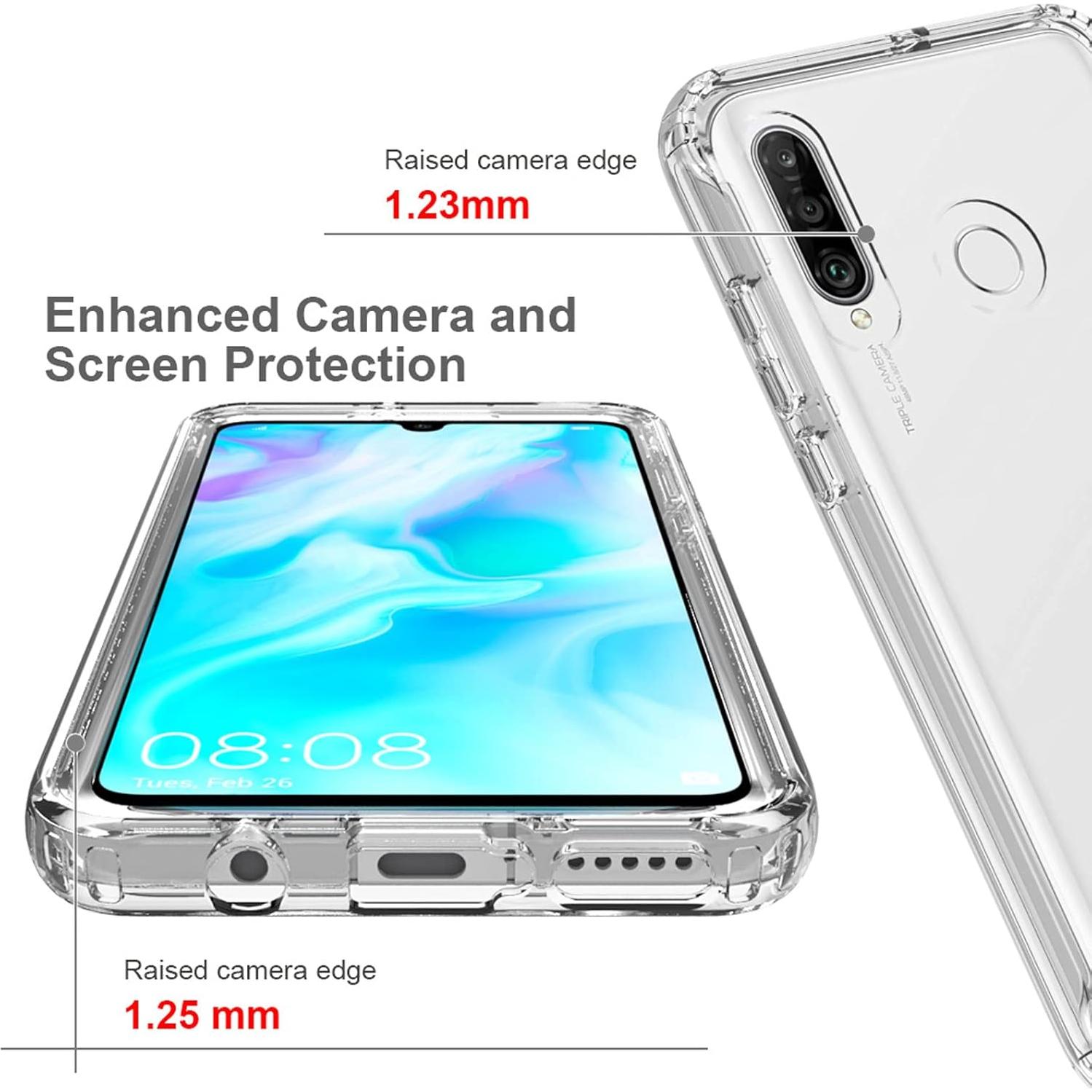 Funda Asuwish para Huawei P30 Lite/Nova 4E Transparente TPU