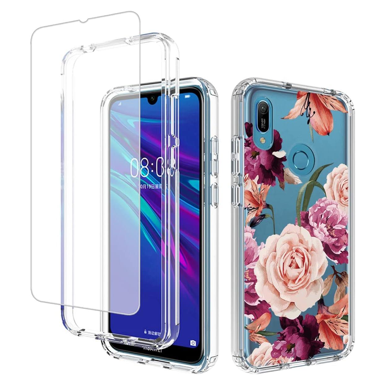 Funda Protectora Huawei Y6 2019 con Protector de Pantalla