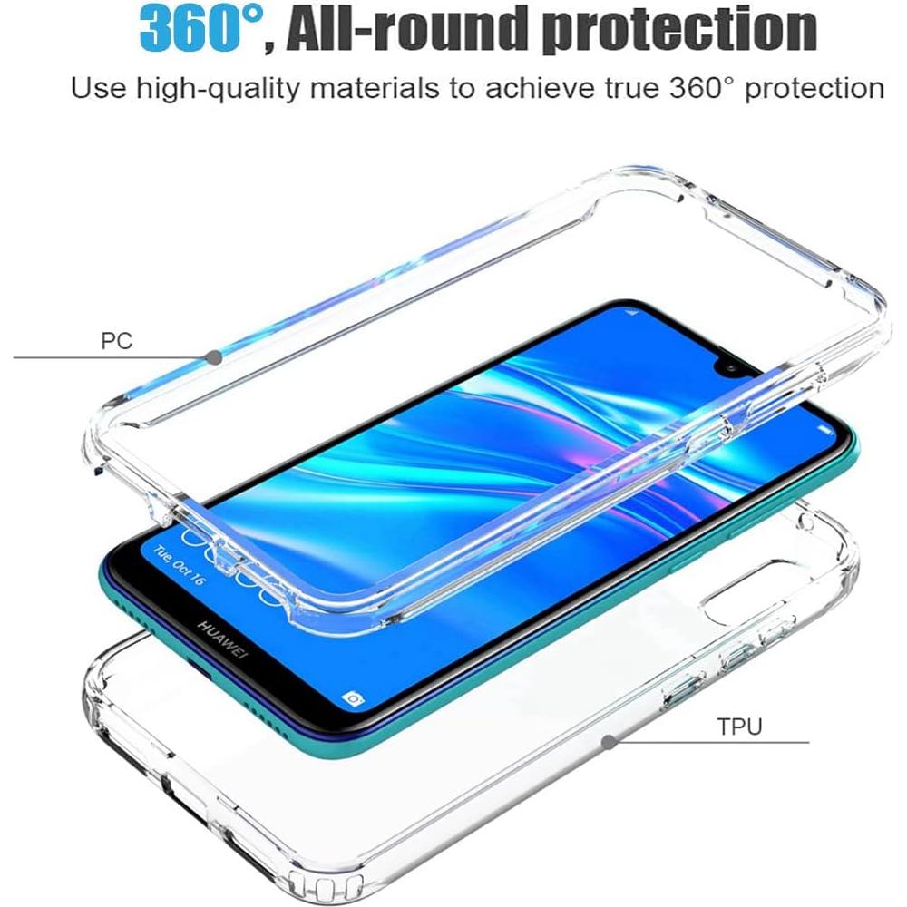 Funda Transparente Huawei Y7 2019 con Protector de Pantalla