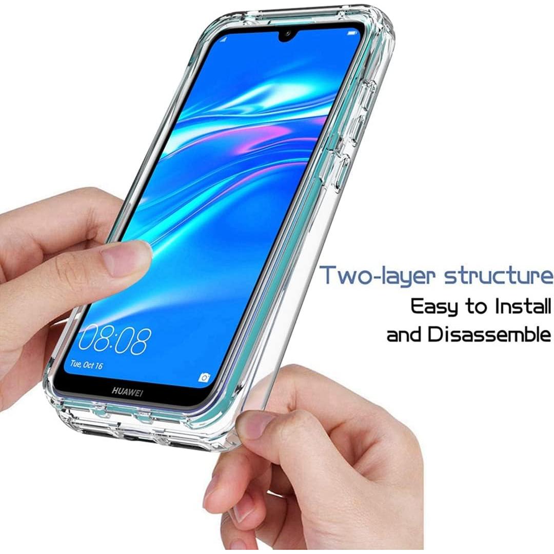 Funda Transparente Huawei Y7 2019 con Protector de Pantalla