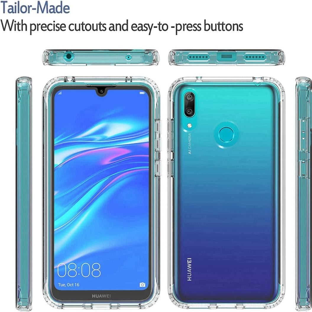 Funda Transparente Huawei Y7 2019 con Protector de Pantalla