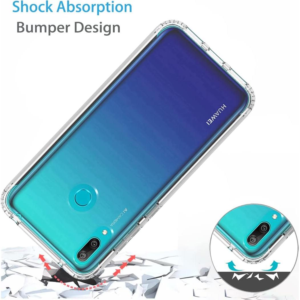 Funda Transparente Huawei Y7 2019 con Protector de Pantalla