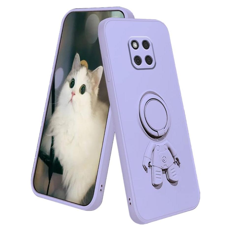 Funda Huawei Mate 20 Pro Silicona Soporte Anillo Astronauta