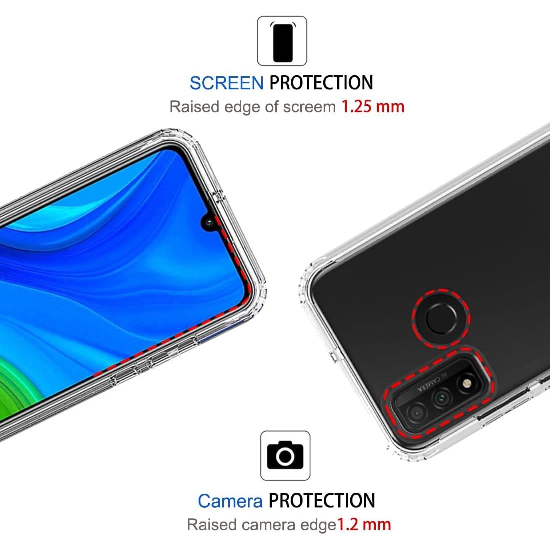 Funda Transparente Antichoque Bohefo para Huawei P Smart 2020