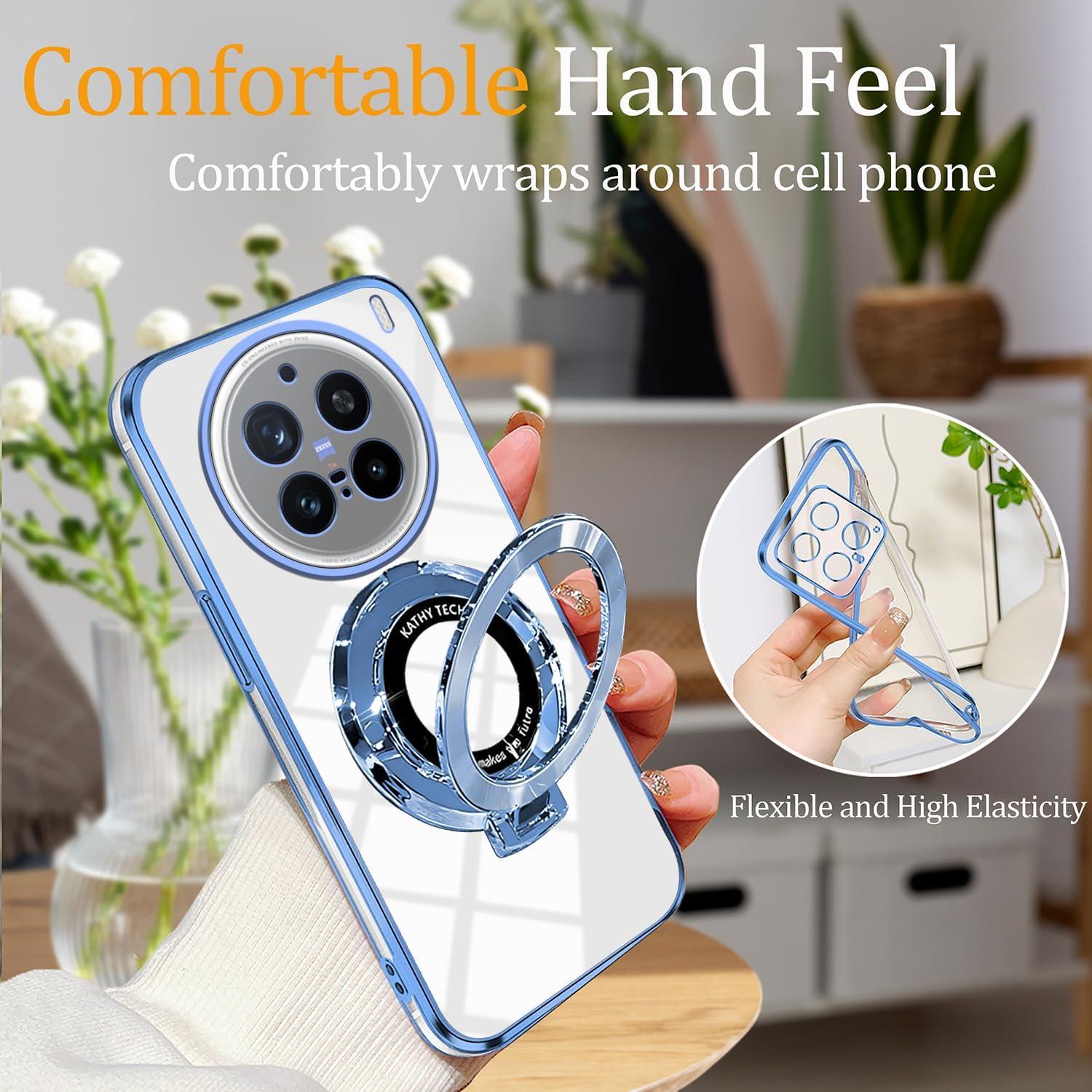 Funda protectora para Vivo X200 Pro - Silicona Azul a prueba de golpes