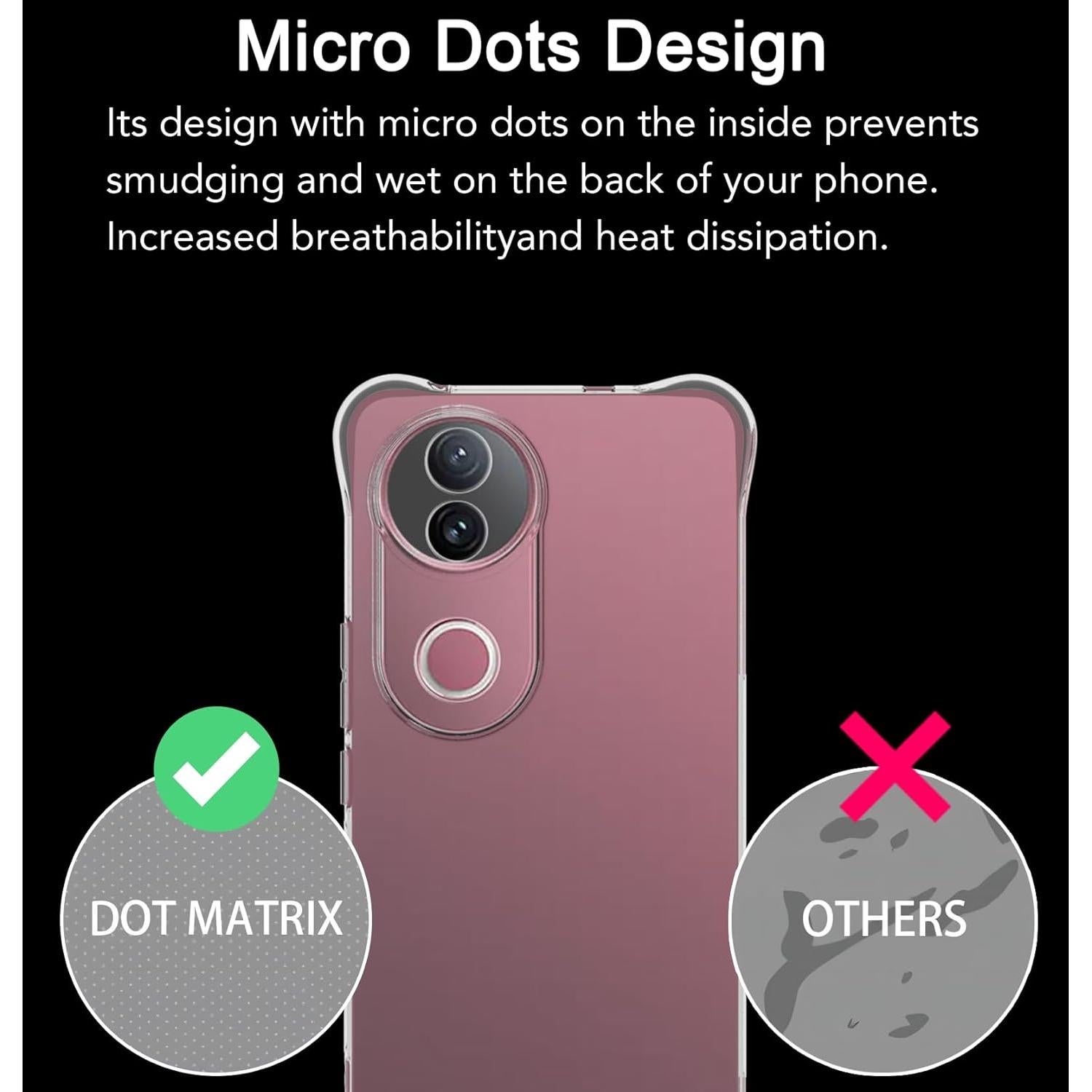 Funda TPU Transparente USTIYA para Vivo V50 5G/S20 5G