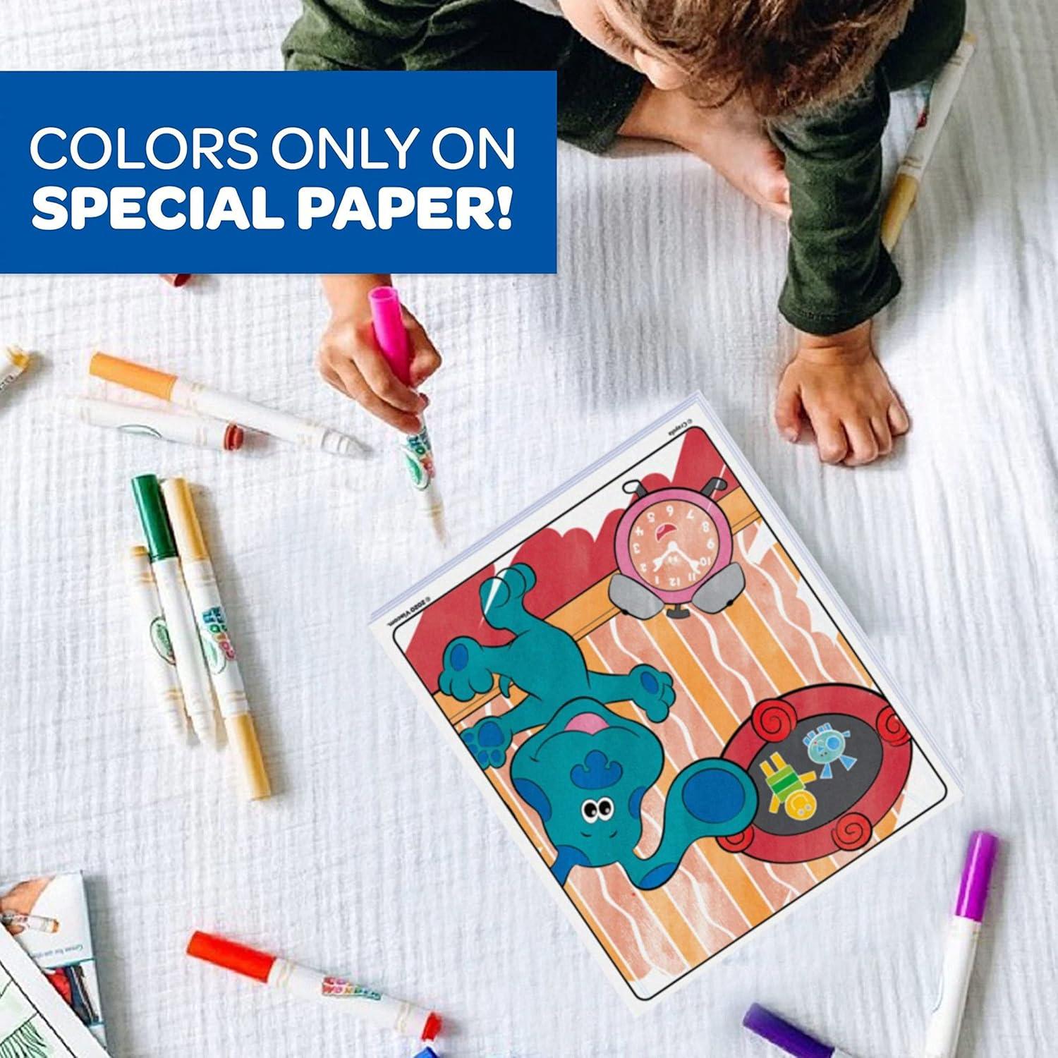 Crayola Color Wonder Blues Clues 18 Páginas y 5 Marcadores