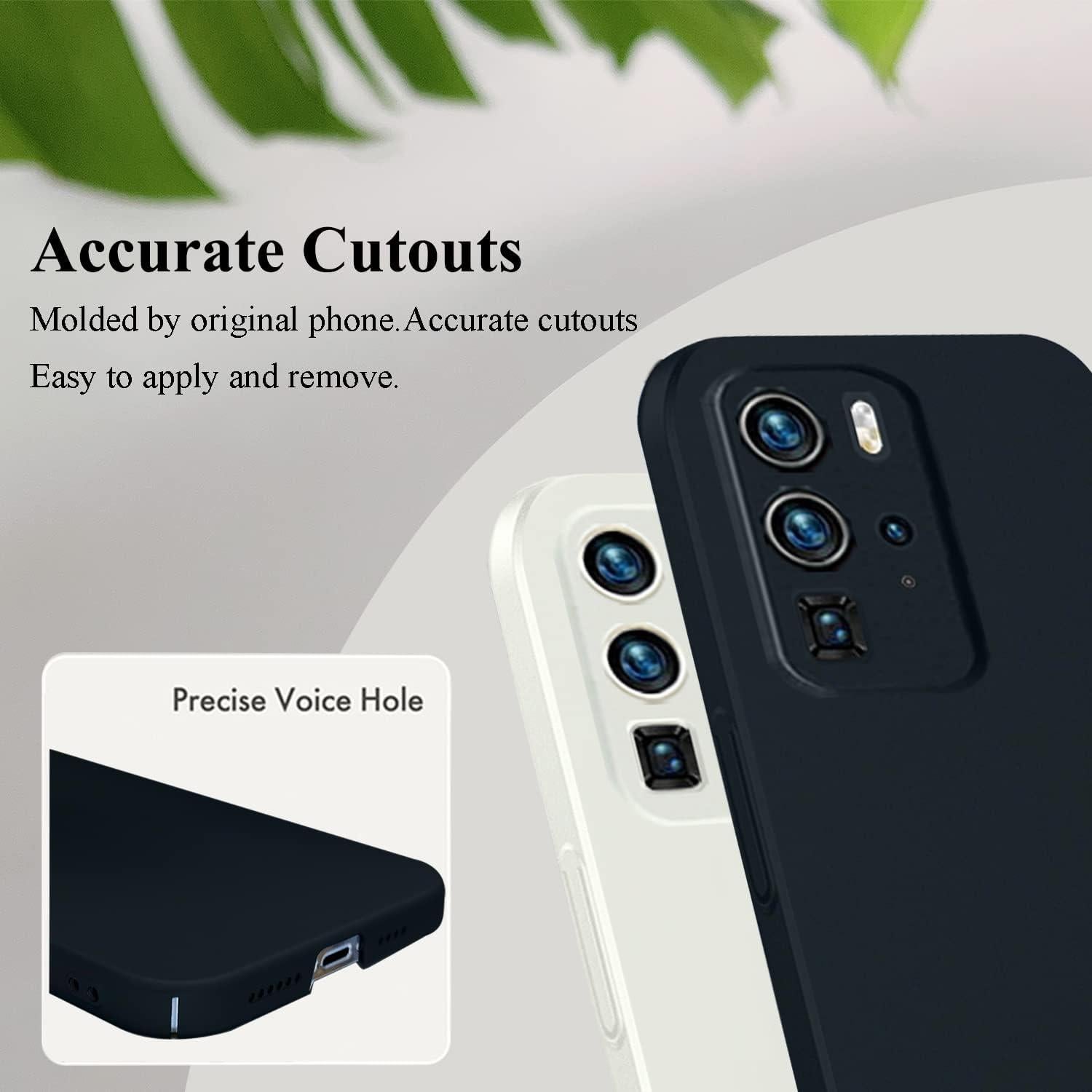 Funda delgada y resistente Kainevy para Huawei P40 Pro - Negro