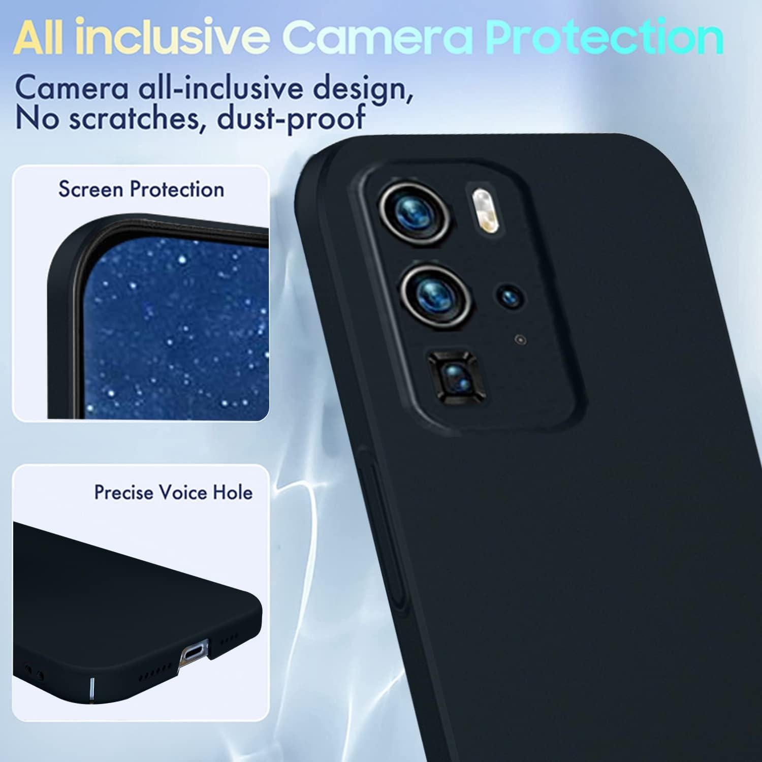 Funda delgada y resistente Kainevy para Huawei P40 Pro - Negro