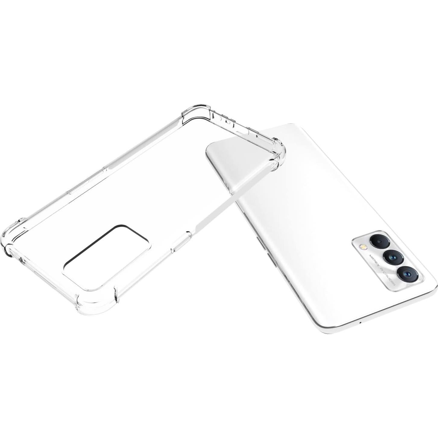 Case for Realme GT Master / Q3 Pro Case Clear TPU Four Corners Protective Cover Transparent Soft funda