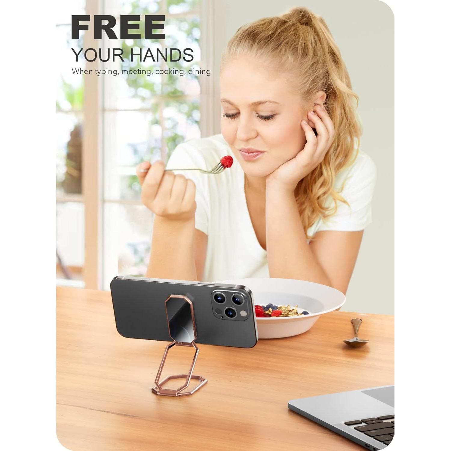 Soporte Magnético para Teléfono A-LuGei Oro Rosa 2024