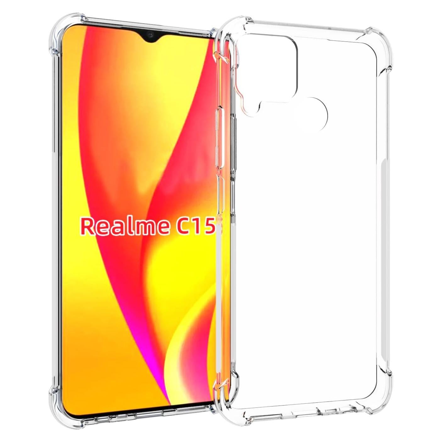 Funda Protectora TPU Transparente USTIYA para Realme 7i/C15/C12