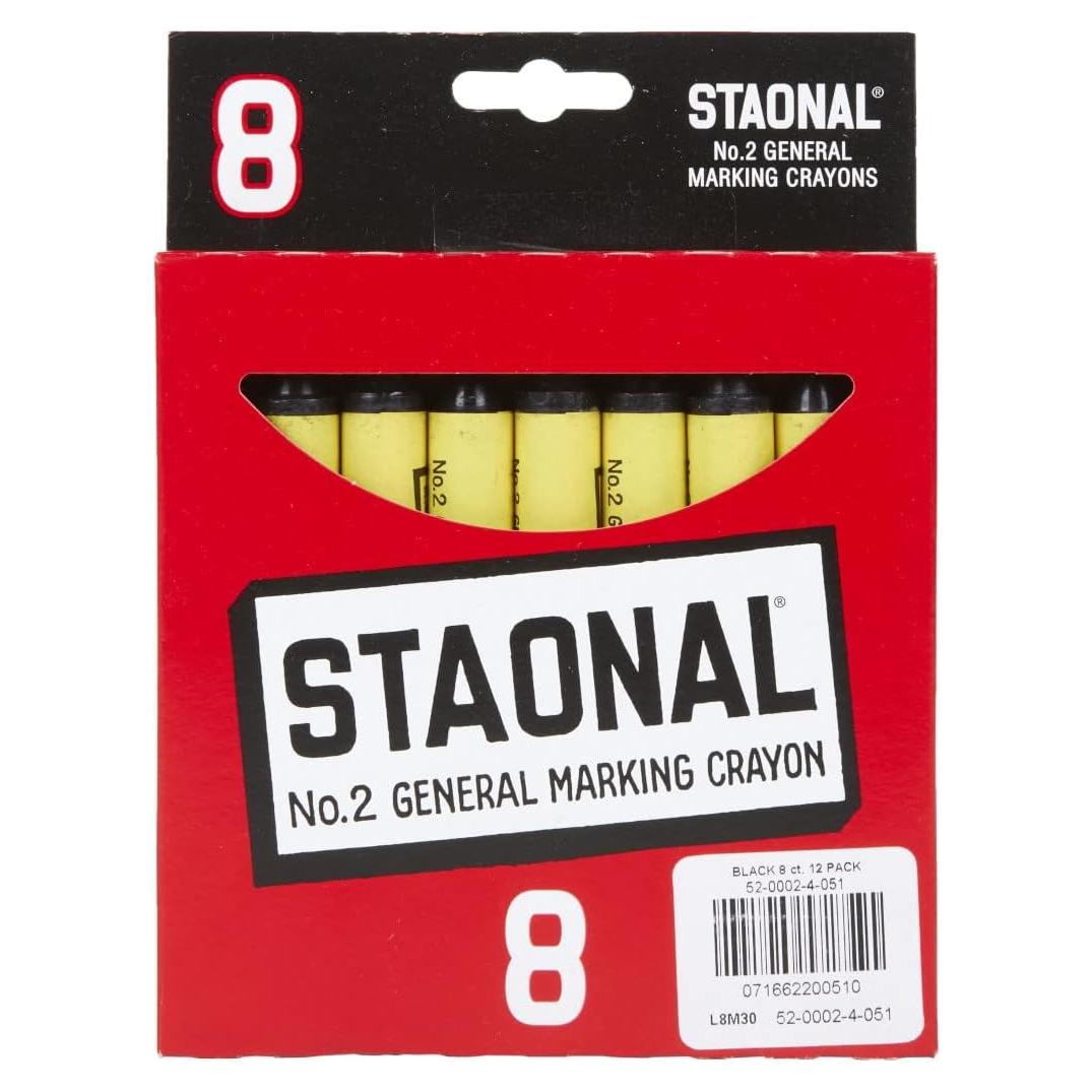 Crayones Crayola Extra Grandes Negros - 12 Unidades