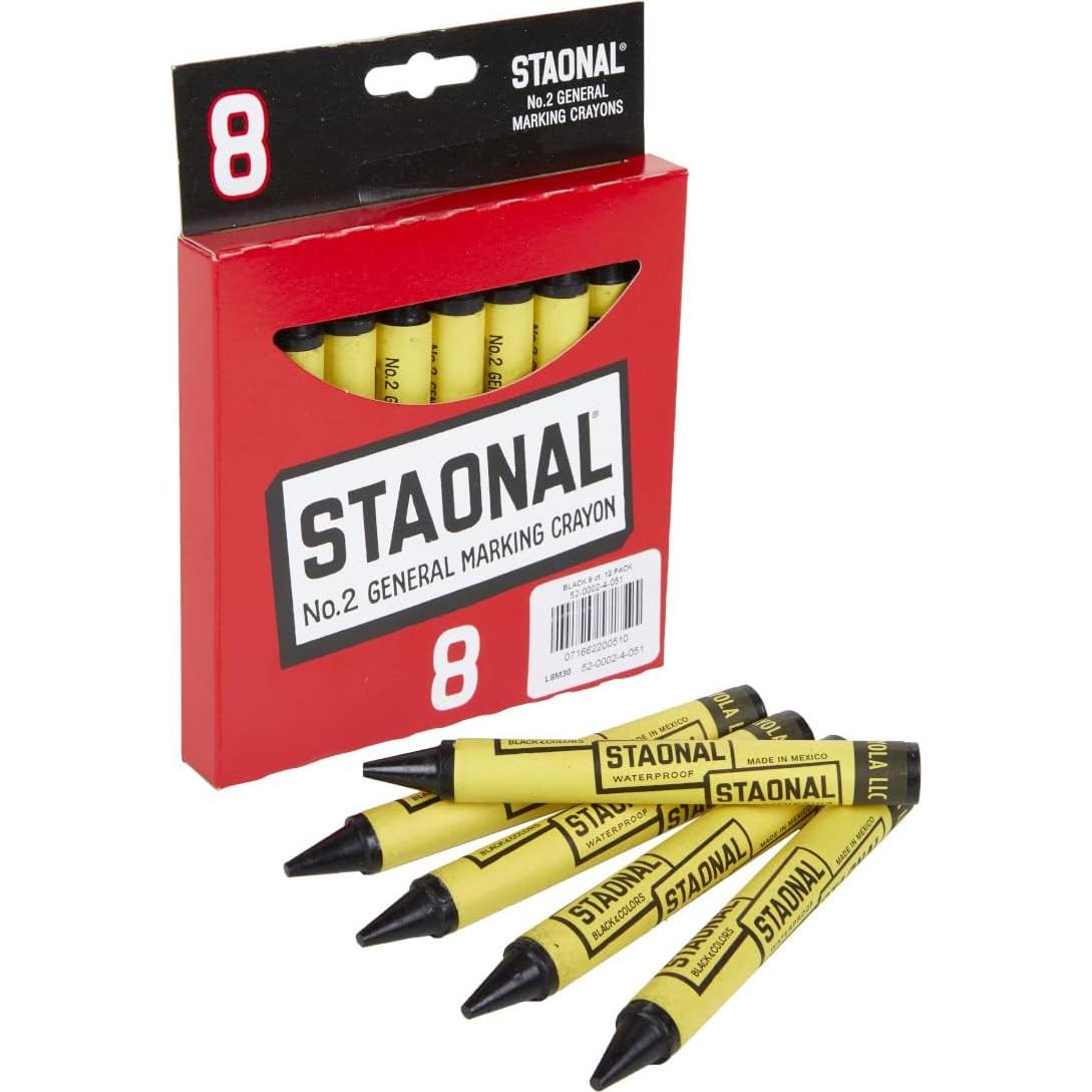 Crayones Crayola Extra Grandes Negros - 12 Unidades