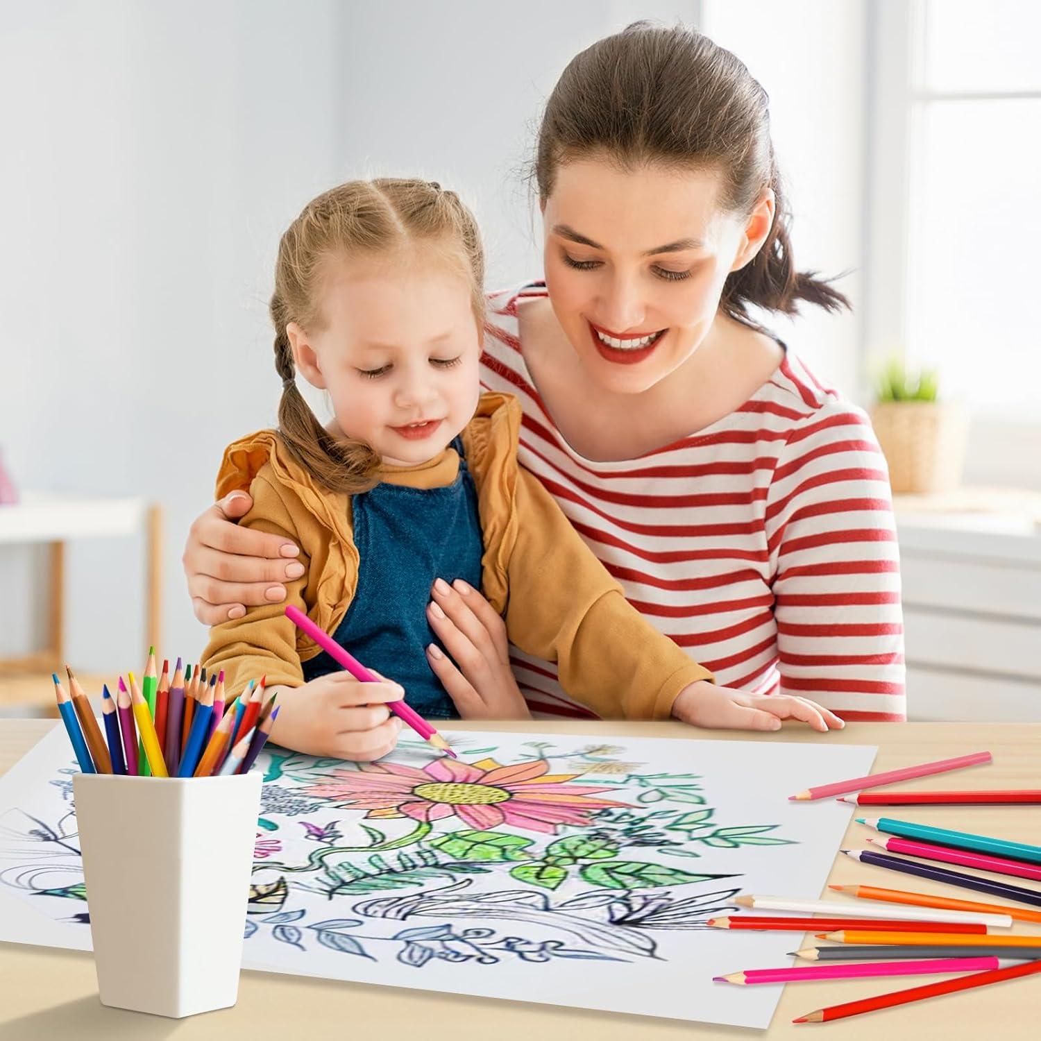 Juego de Lápices de Colores BAODLON 48 Colores Pre-afilados