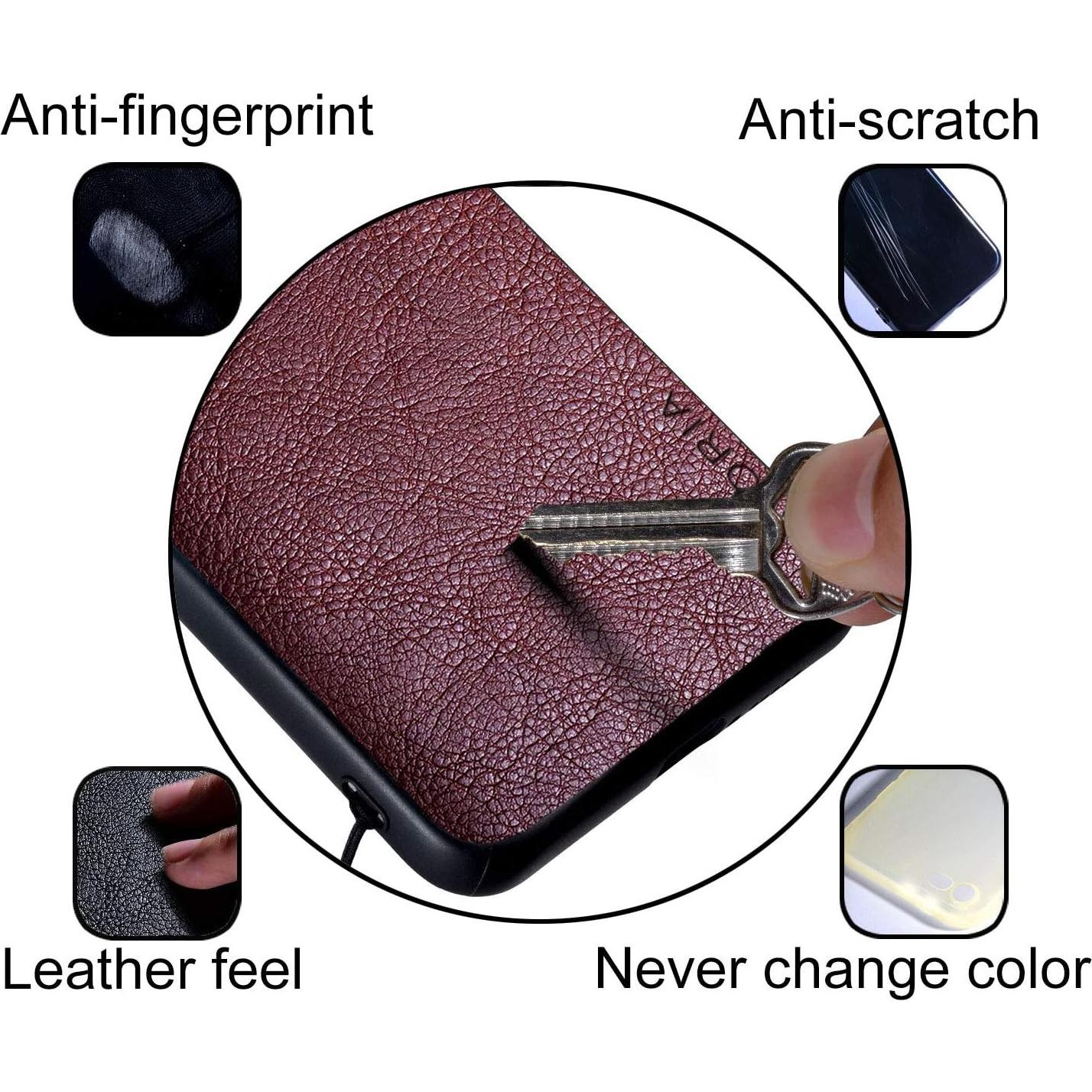 for Oneplus 9 Case,Premium PU Leather Cover Retro Business Design Full Protective case for oneplus 9 (Brown)