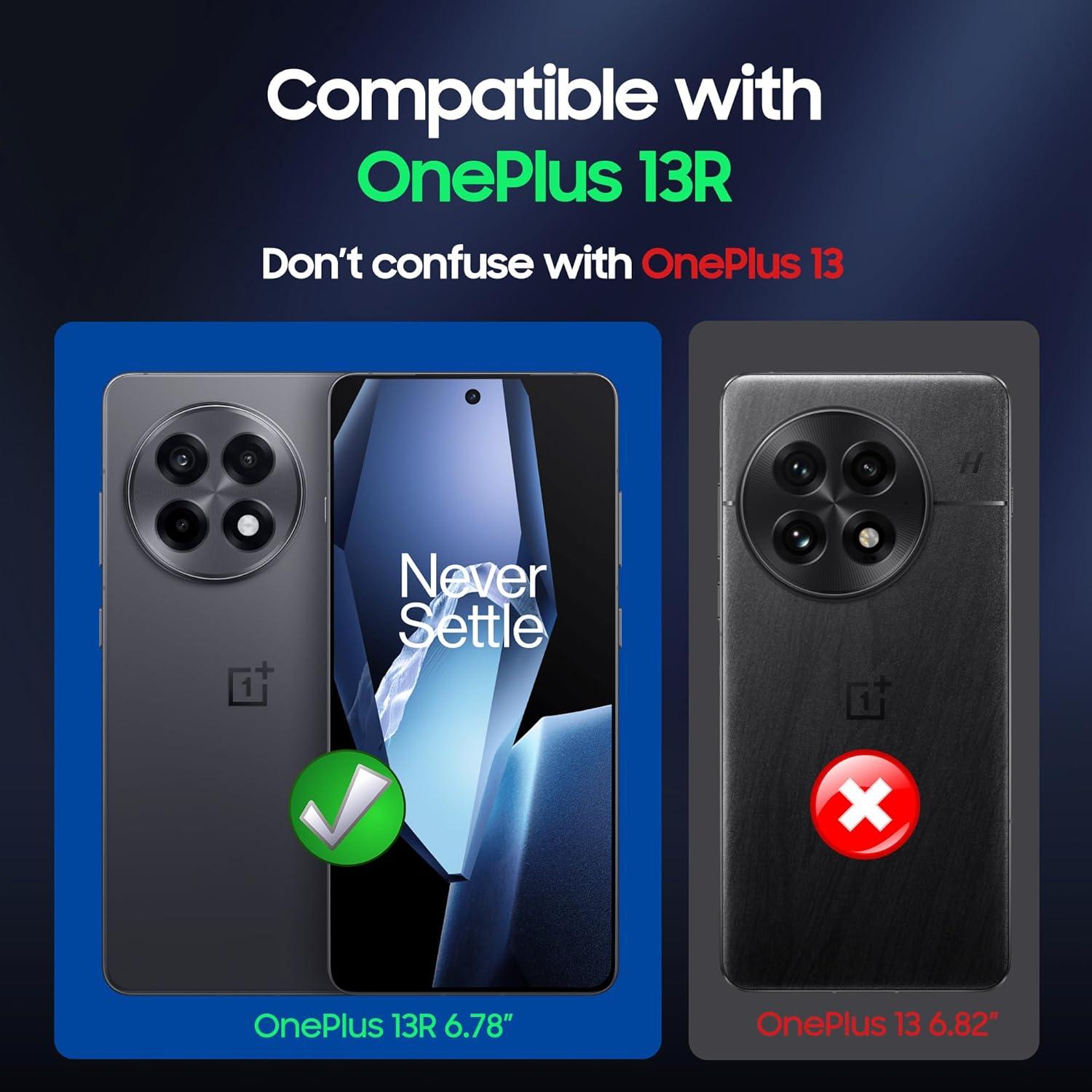 Funda Magnética OnePlus 13R - Grado Militar, Negra, Compatible MagSafe