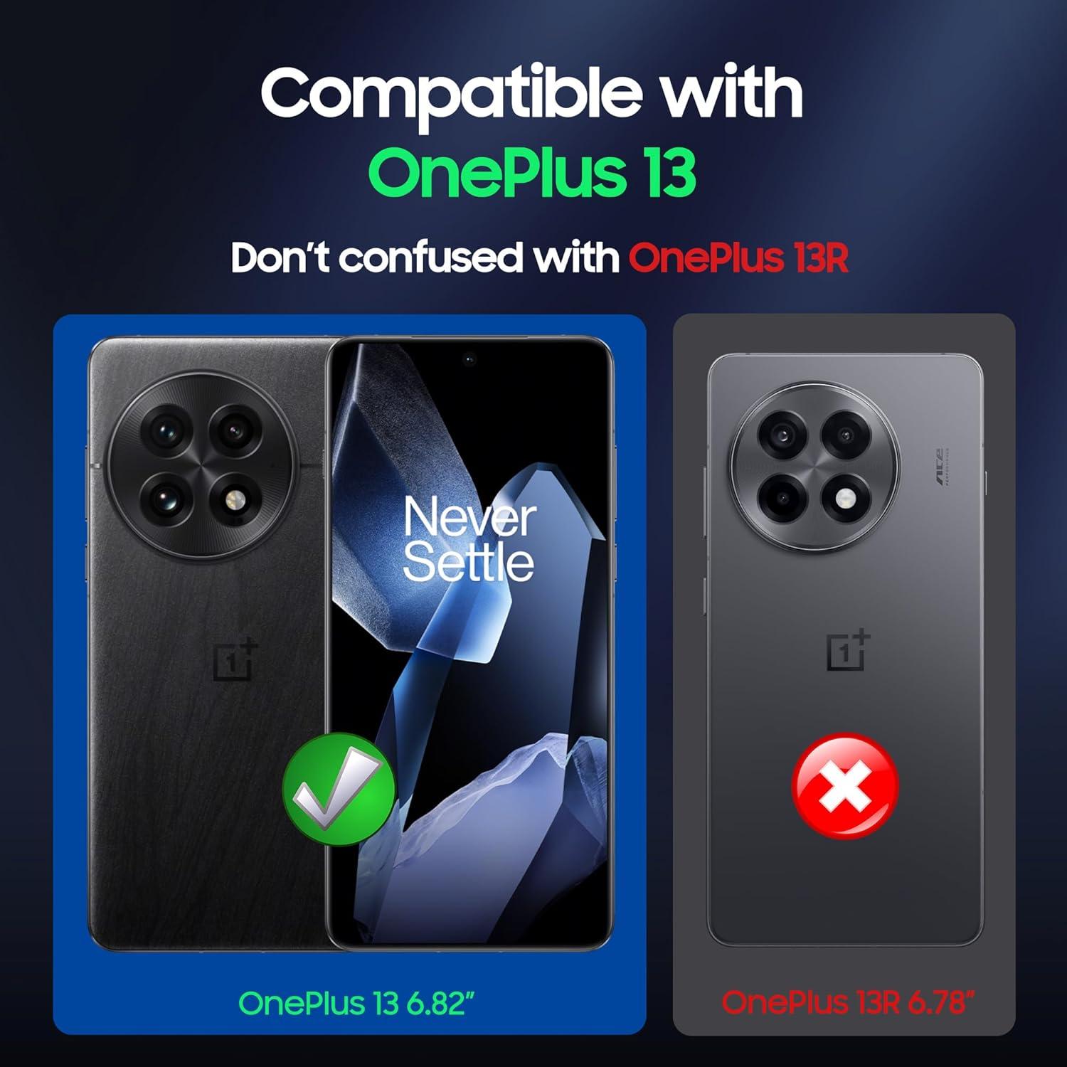 Funda Bumper OnePlus 13 MAKAVO Negra a Prueba de Golpes