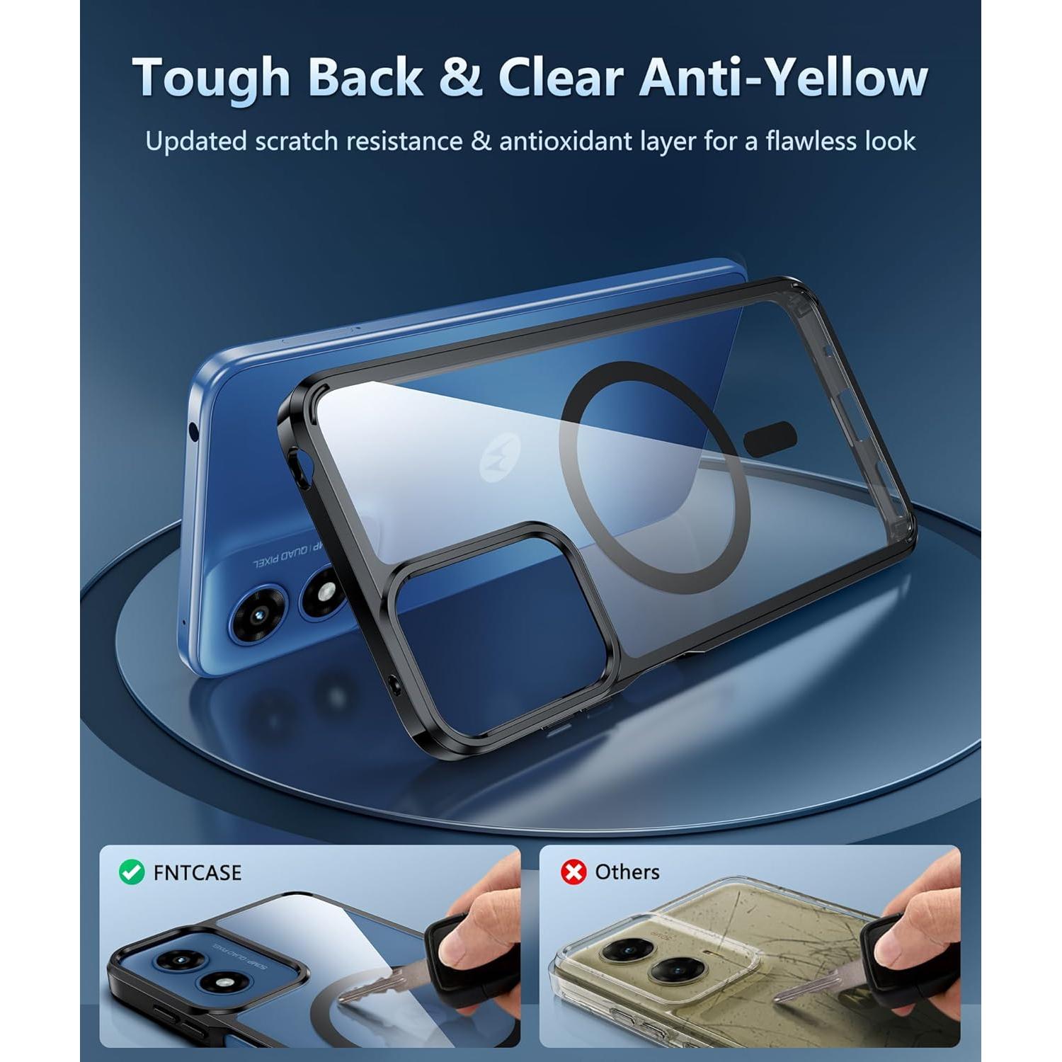 Funda FNTCASE para Motorola Moto G Play 2024 - Protección Militar