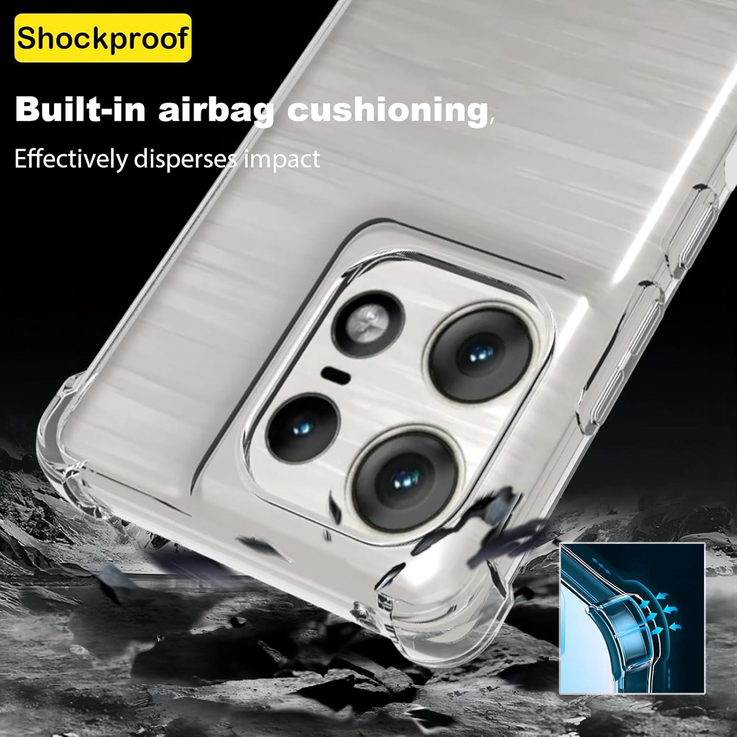 Funda TPU Transparente USTIYA para Motorola Moto Edge 50 Pro