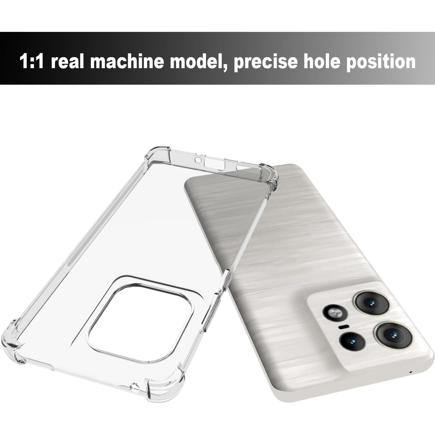 Funda TPU Transparente USTIYA para Motorola Moto Edge 50 Pro