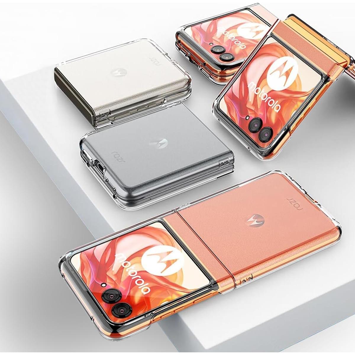 Funda delgada KEKBOXQ para Motorola Razr 2024/2025 con protector