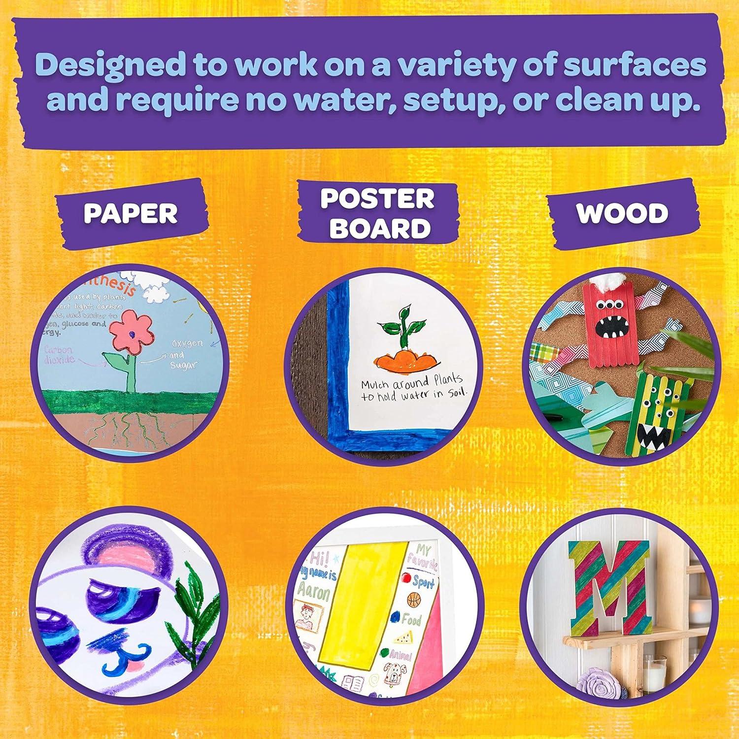 Set de Pintura Lavable Crayola 6 Barras Multicolor para Niños