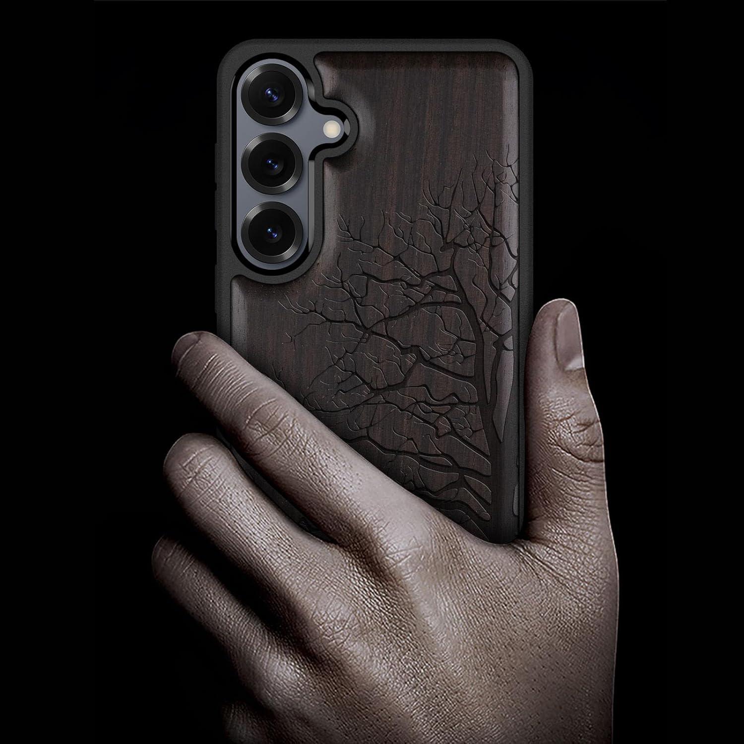 Funda de Madera Magnética Carveit para Samsung Galaxy S25
