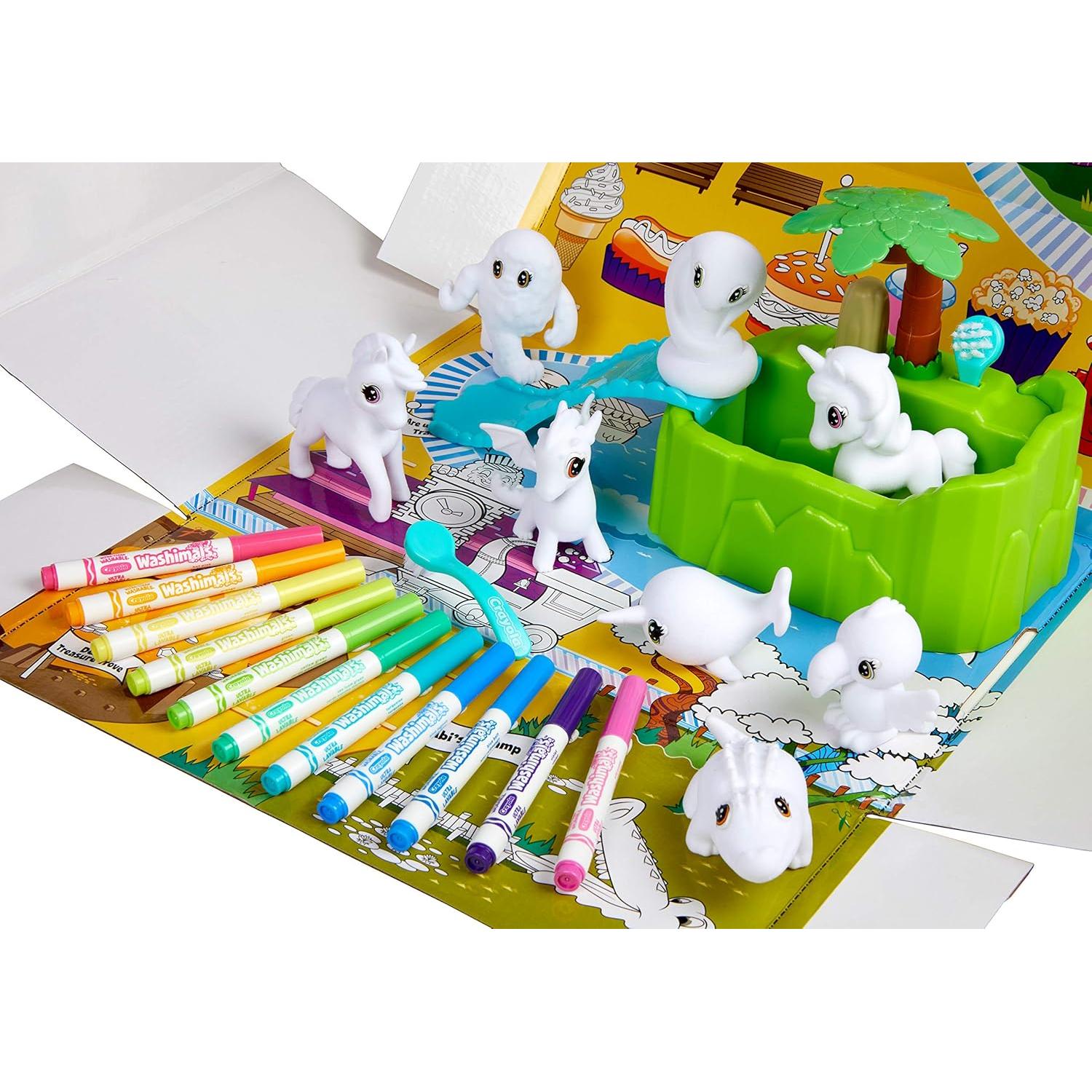 CRAYOLA Washimals Peculiar Zoo Set de Colorear y Jugar