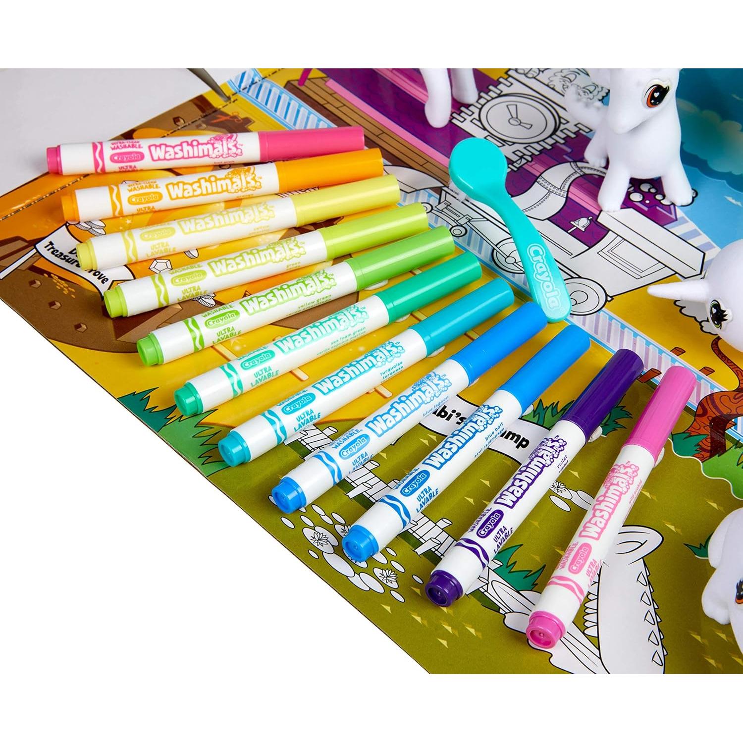 CRAYOLA Washimals Peculiar Zoo Set de Colorear y Jugar