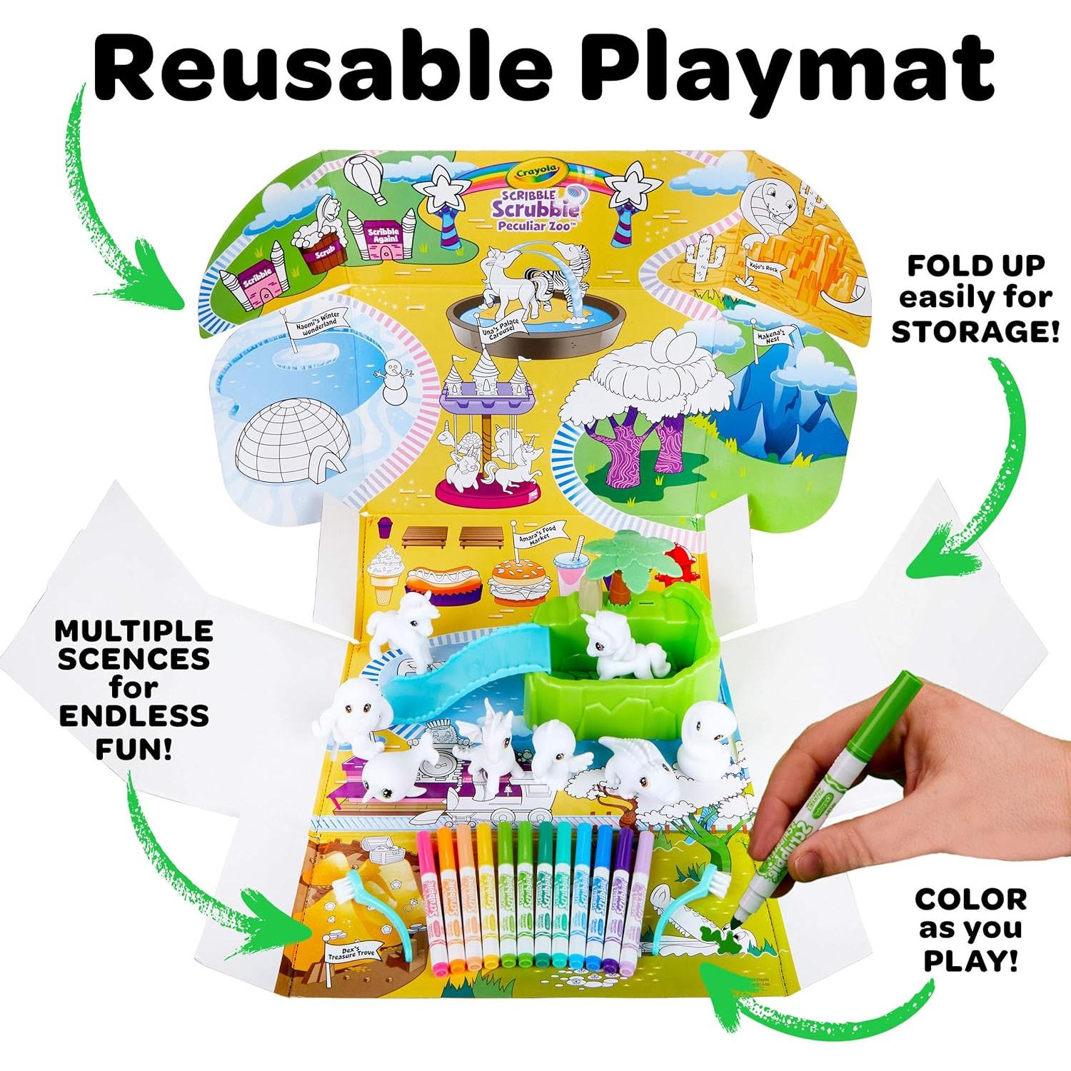 CRAYOLA Washimals Peculiar Zoo Set de Colorear y Jugar