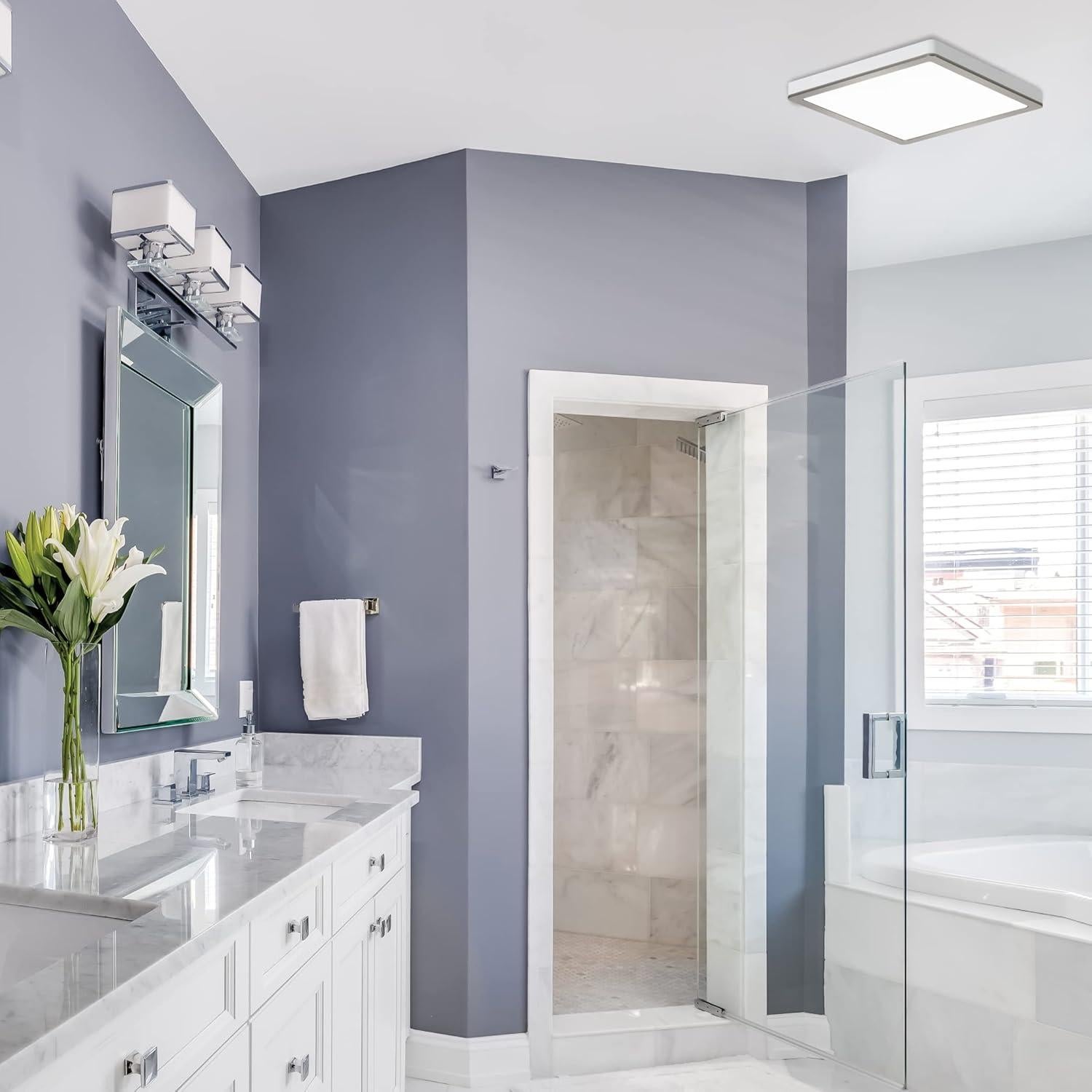 Ventilador de Baño Homewerks 7105-10 con Luz LED 70 CFM