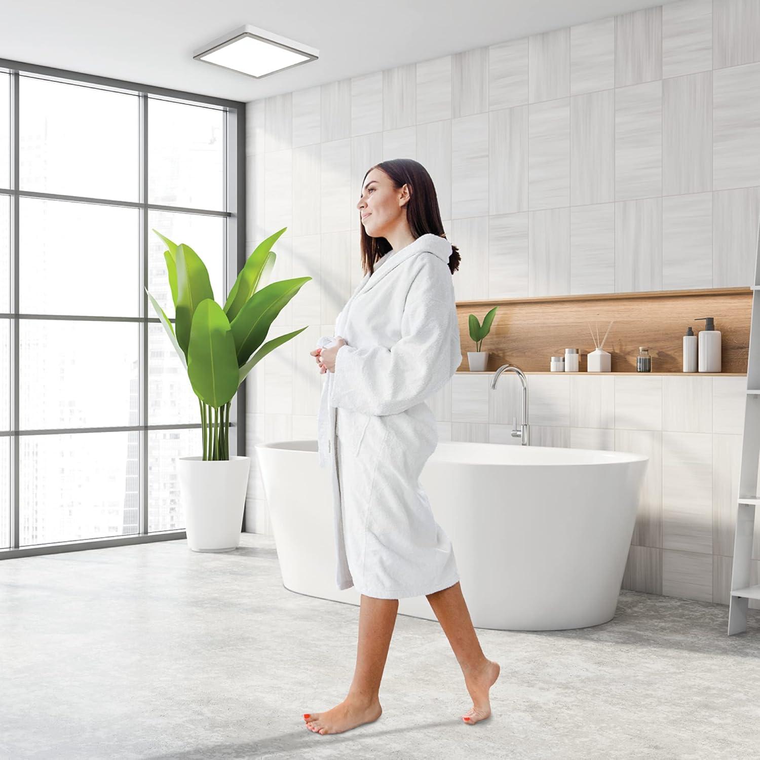 Ventilador de Baño Homewerks 7105-10 con Luz LED 70 CFM