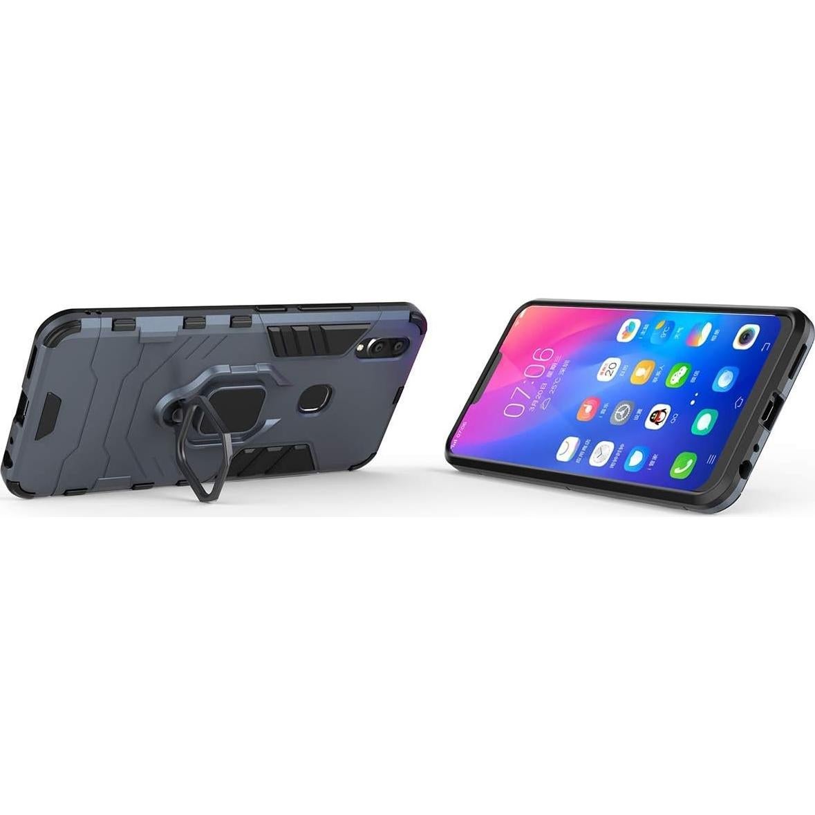 Funda Dura LuluMain para VIVO V9/V9 Youth/Y85 - Azul Marino