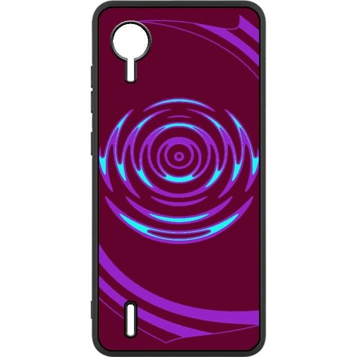 Funda delgada TPU para AT&T Calypso 4 - Diseño Geométrico Morado