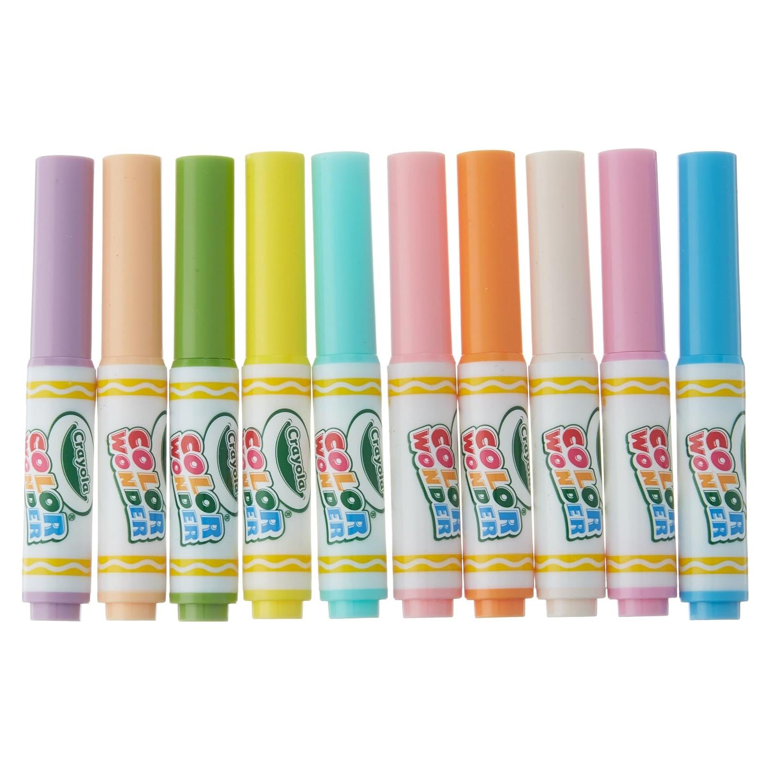 Marcadores Crayola Color Wonder 10 Mini Pastel Sin Desorden