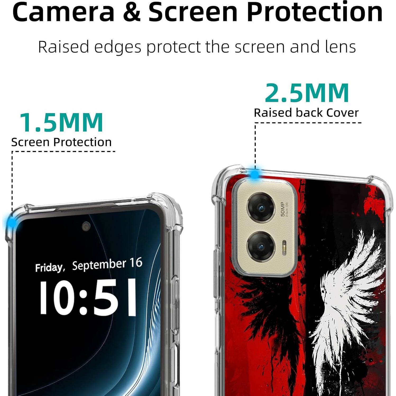 Funda Transparente Moto G Stylus 5G 2024 con Arte Moderno