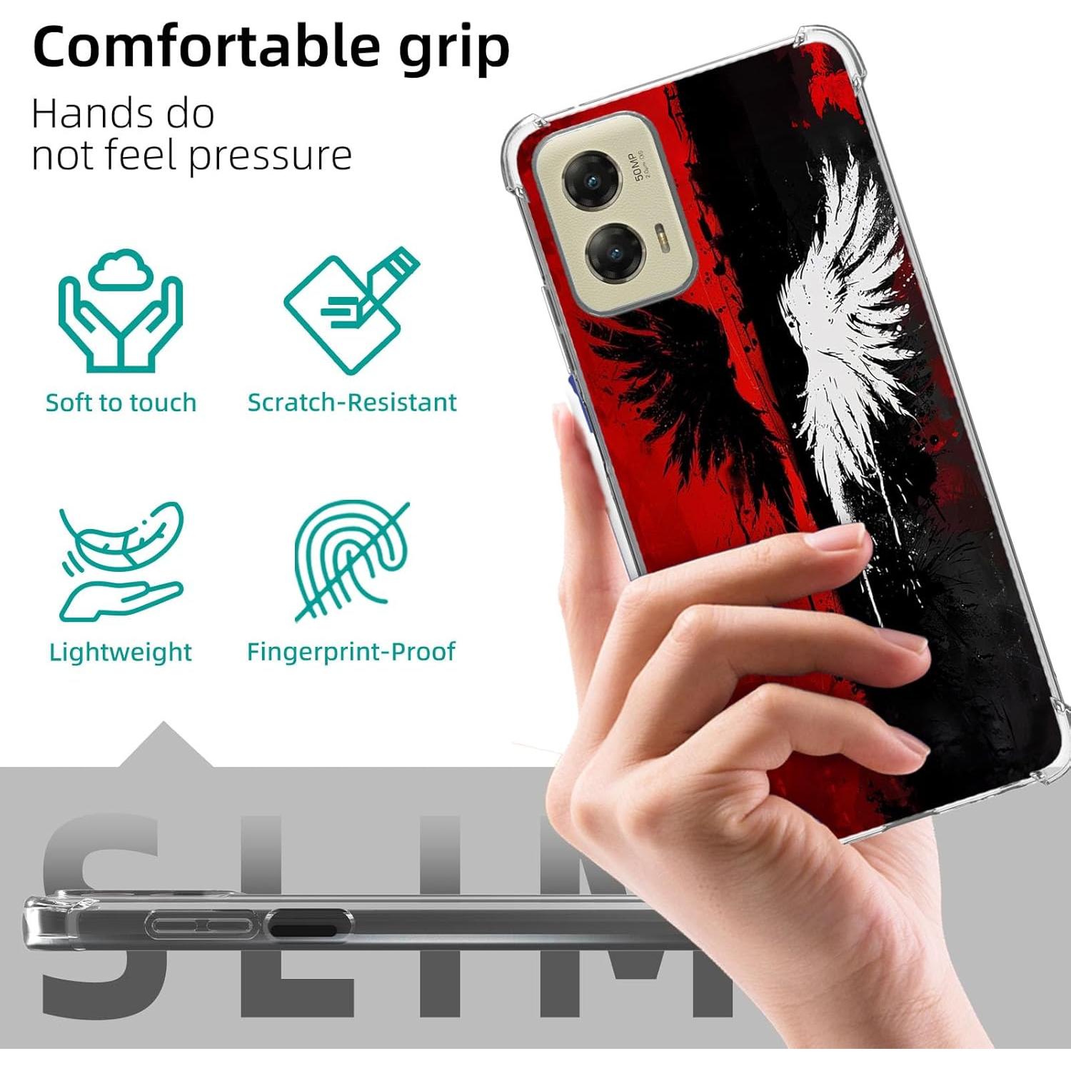 Funda Transparente Moto G Stylus 5G 2024 con Arte Moderno