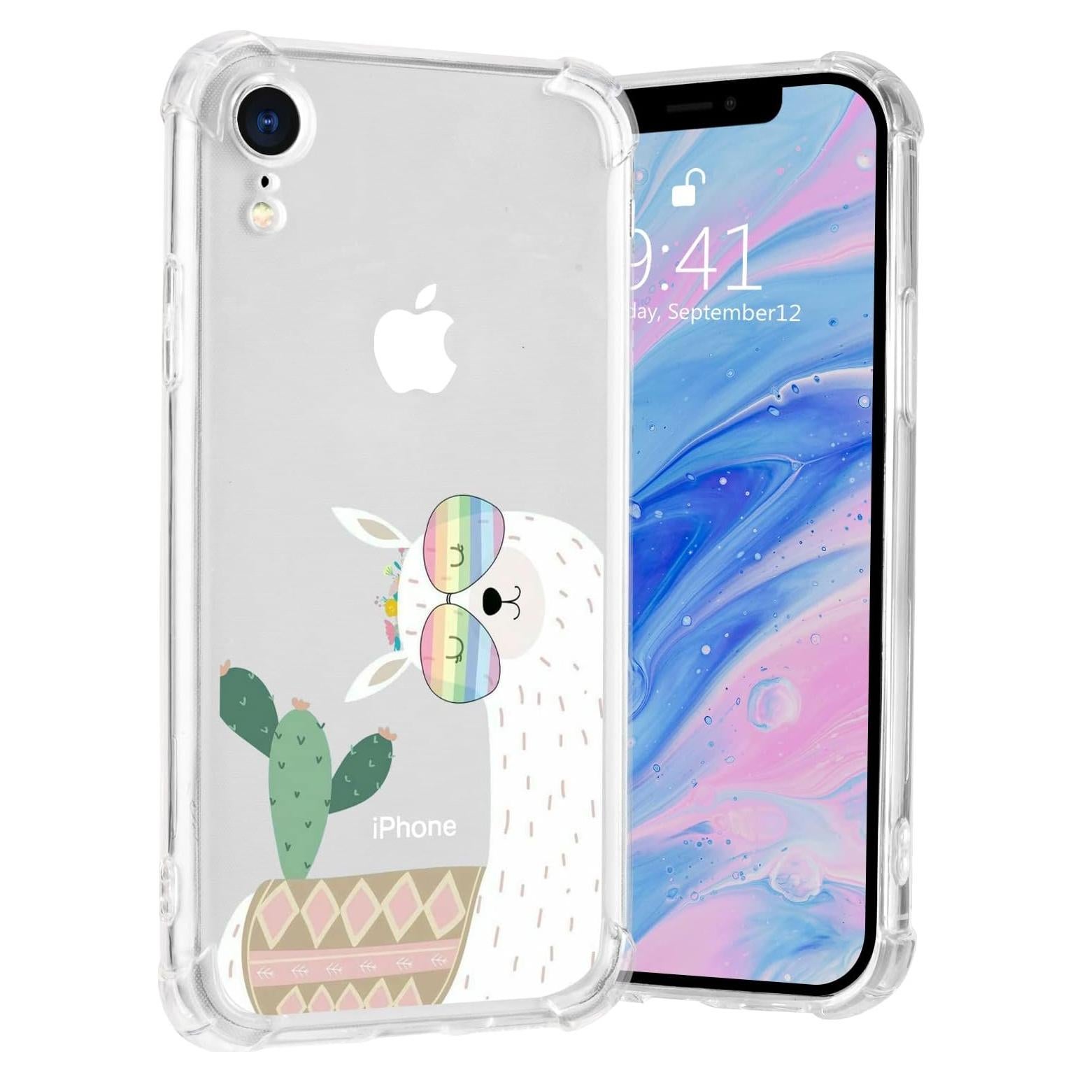 Funda TPU Alpaca para iPhone XR - Protección Completa y Diseño Moderno