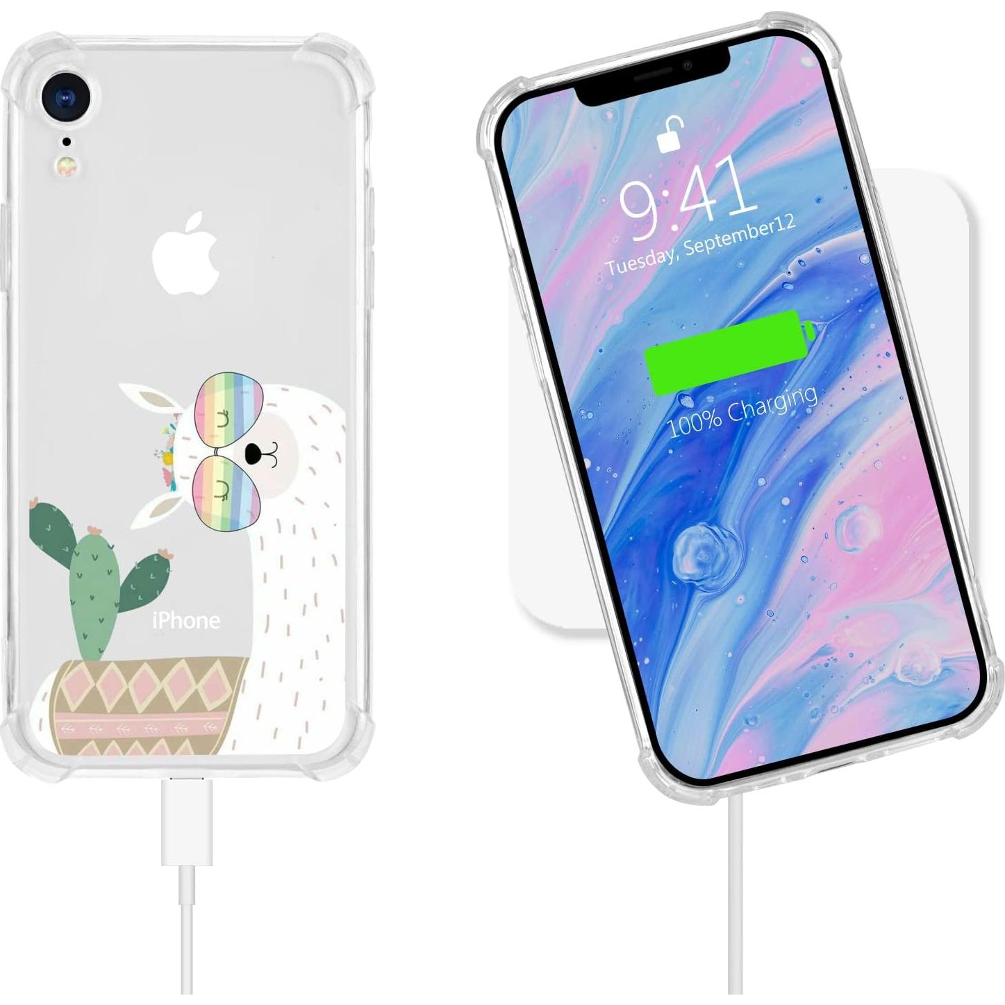 Funda TPU Alpaca para iPhone XR - Protección Completa y Diseño Moderno