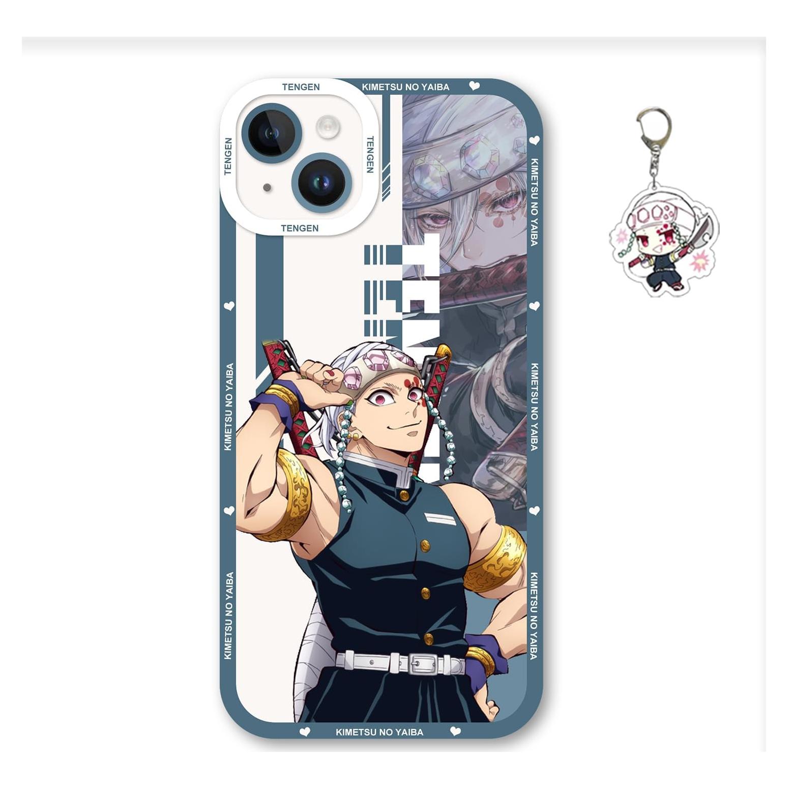 Funda de teléfono TPU Demon Slayer para iPhone 16 Pro Tengen-1