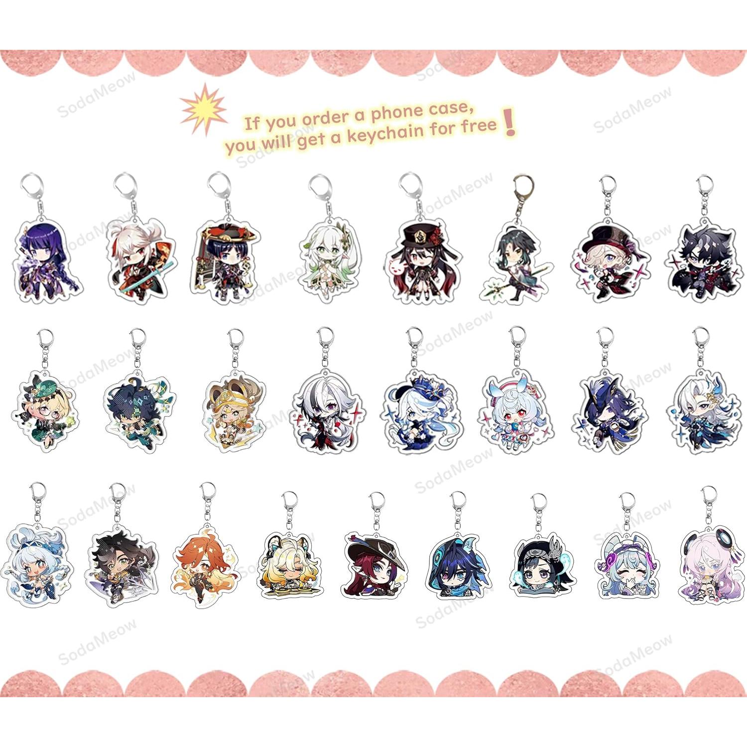 Funda de teléfono Genshin Impact SodaMeow para iPhone 12 Mini