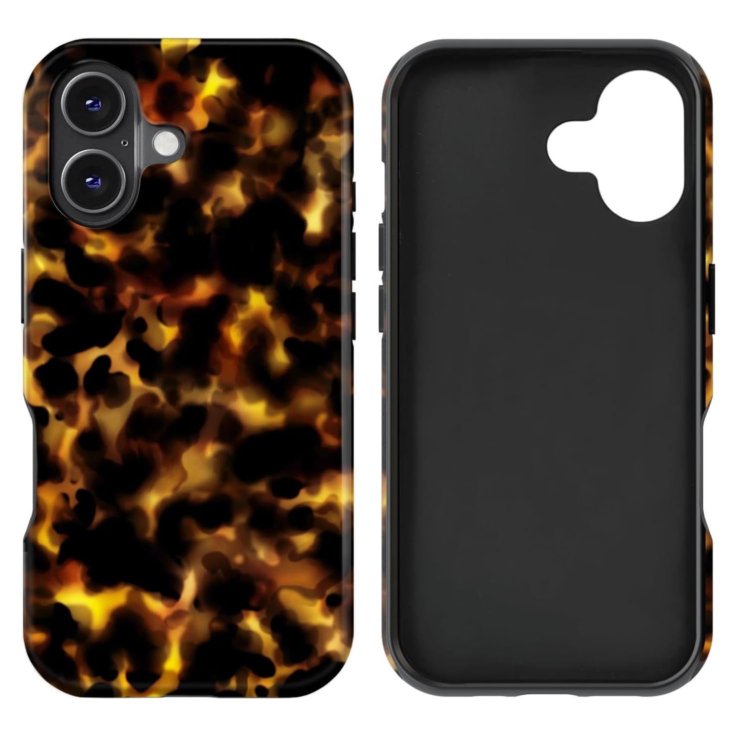 Funda iPhone 16 6.1" Fanlecc Tortuga Dura + Silicona 2 Capas