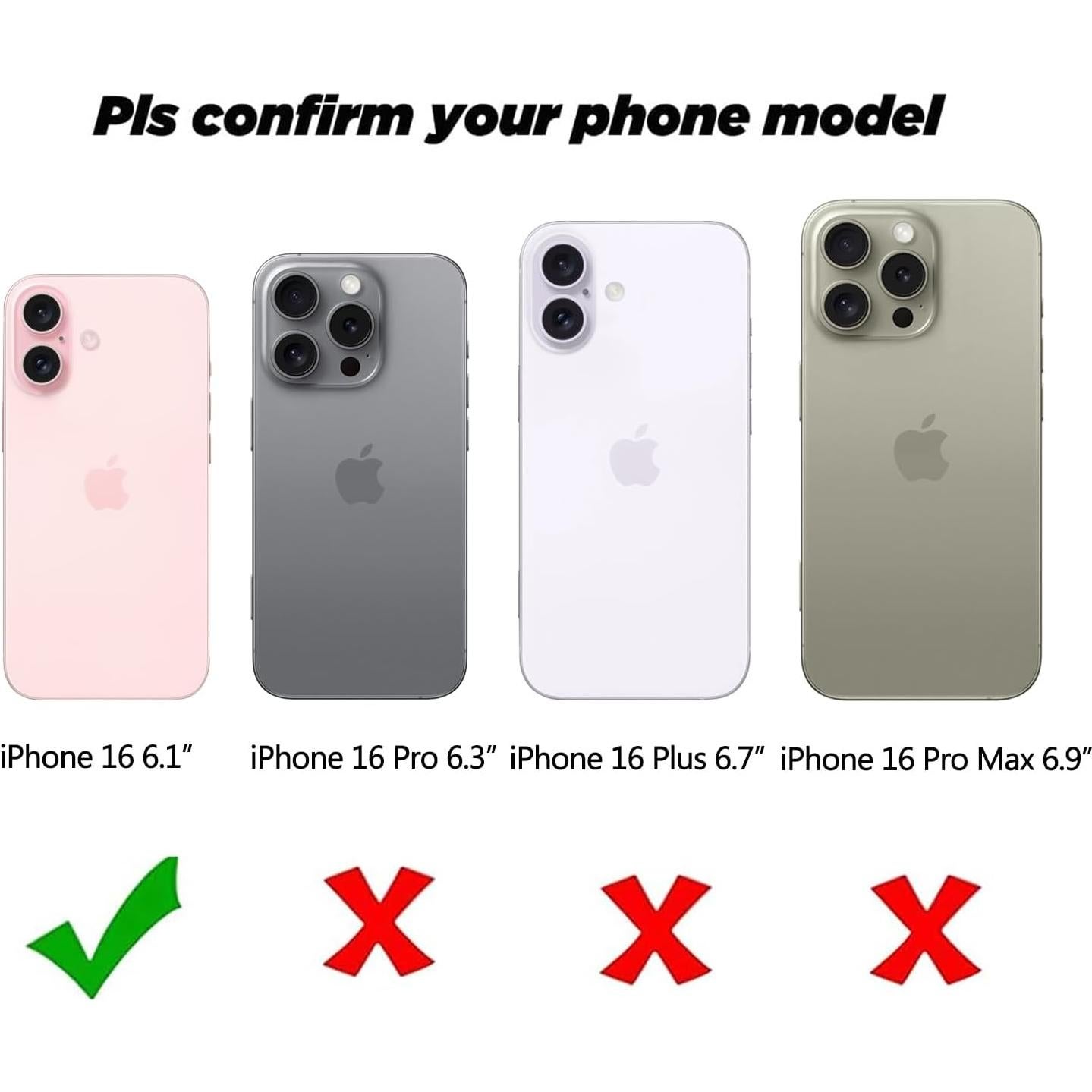 Funda iPhone 16 6.1" Fanlecc Tortuga Dura + Silicona 2 Capas