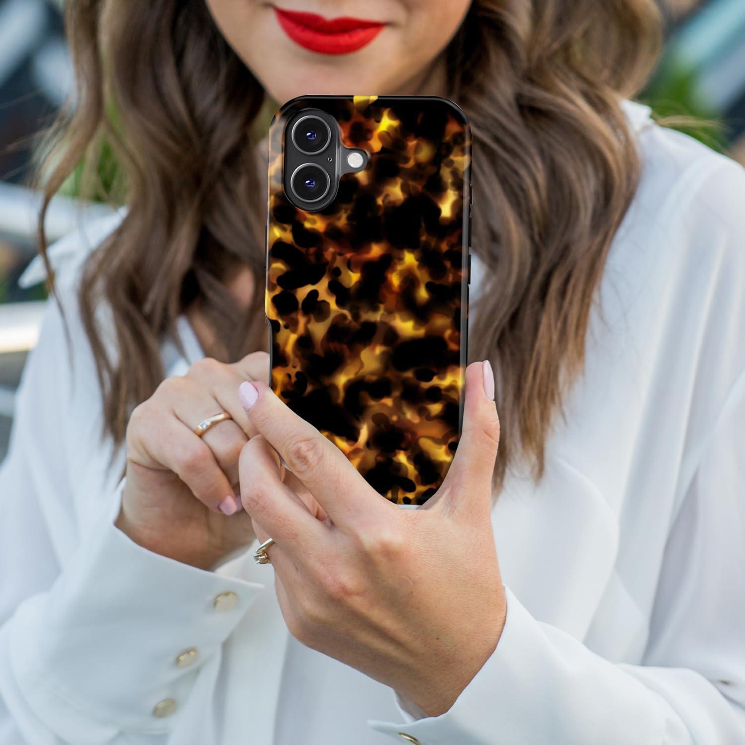 Funda iPhone 16 6.1" Fanlecc Tortuga Dura + Silicona 2 Capas