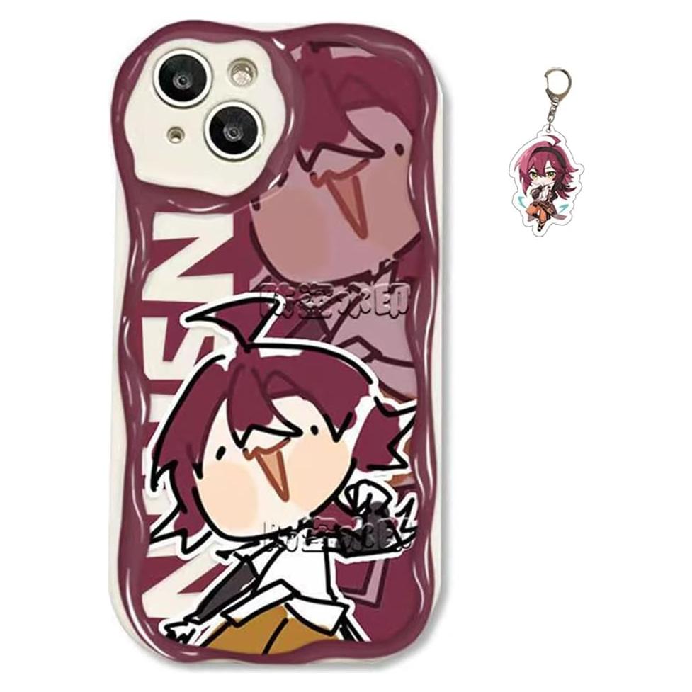 Funda de teléfono Genshin Impact TPU para iPhone 15/14/13/12/11