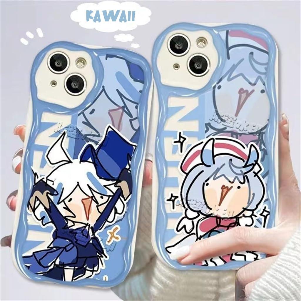 Funda de teléfono Genshin Impact TPU para iPhone 15/14/13/12/11