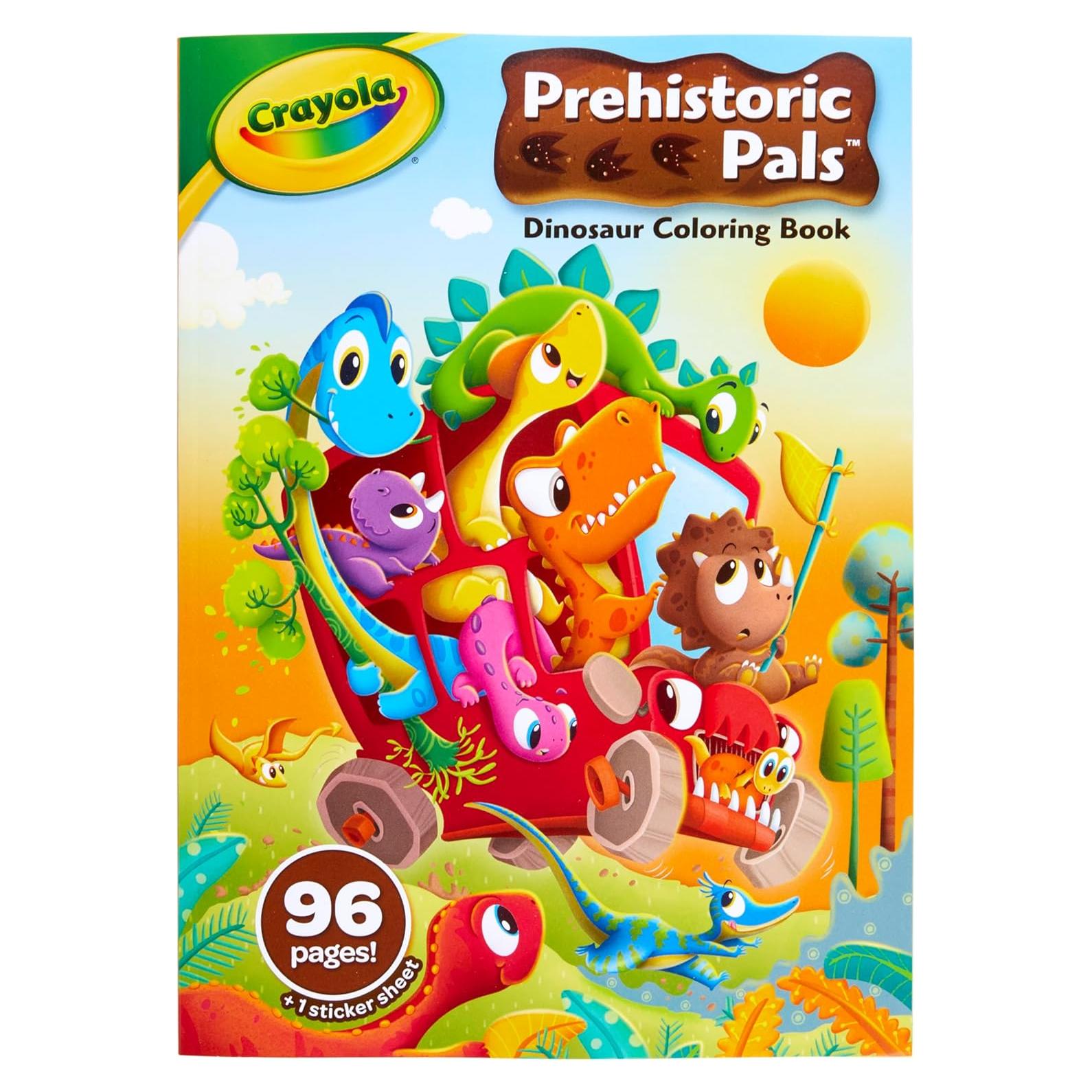 Libro para Colorear Crayola Dinosaurios 96 Páginas Niños